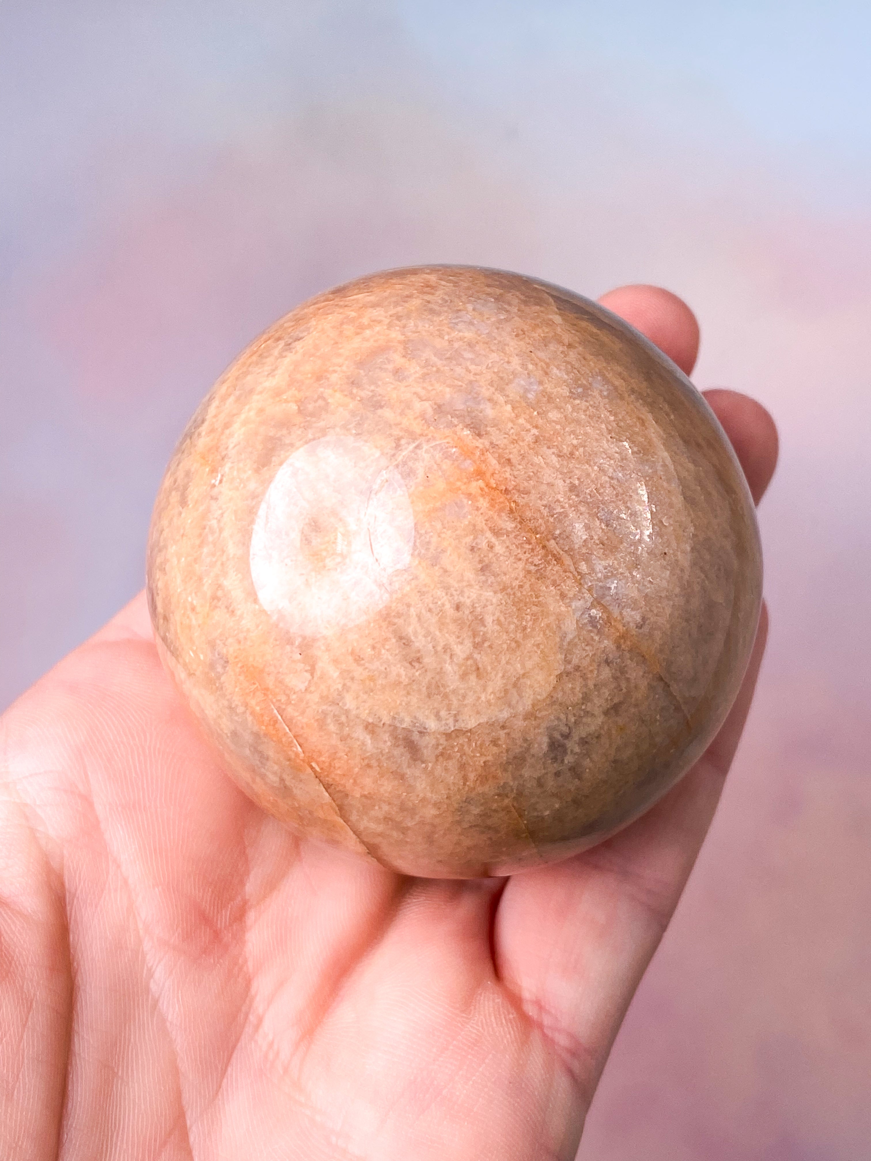 Enorm Moonstone Peach Ball (nr 2)