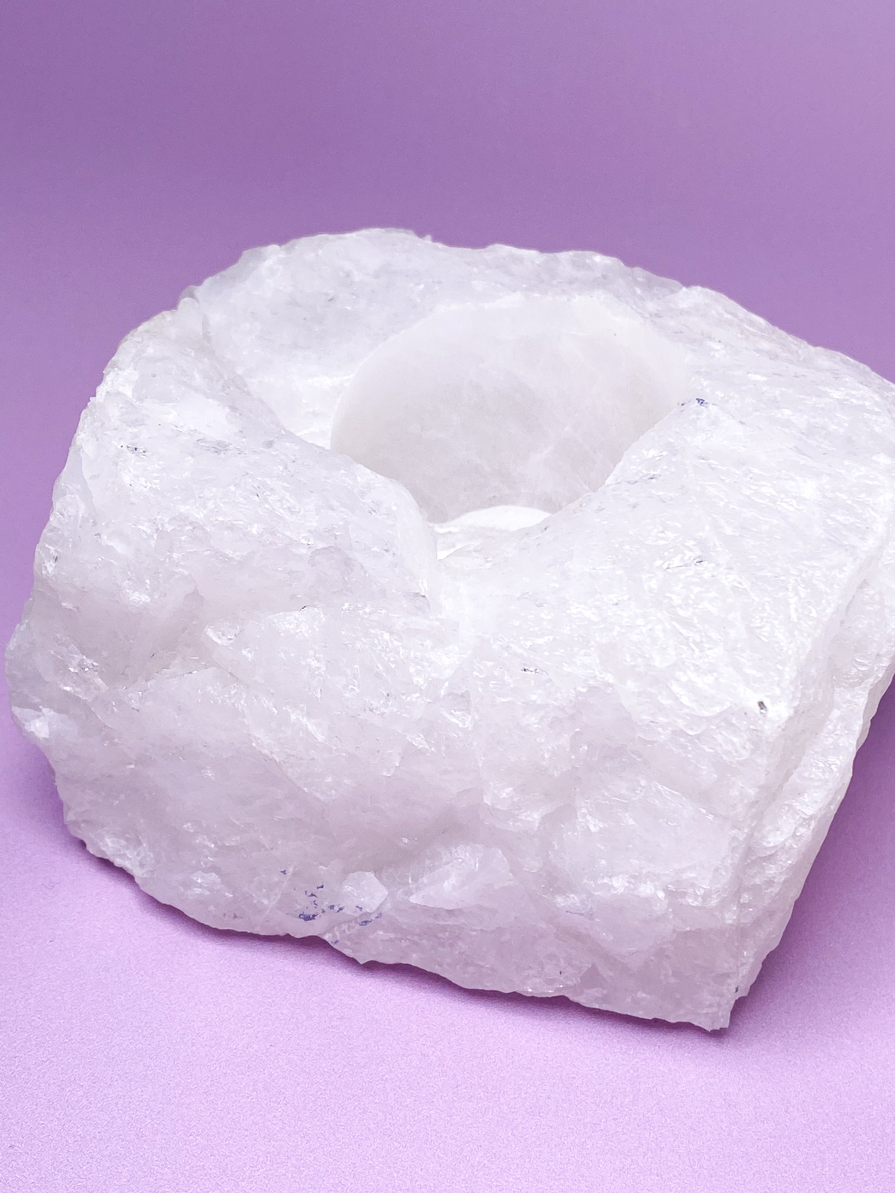 Mountain Crystal Fireface Holder