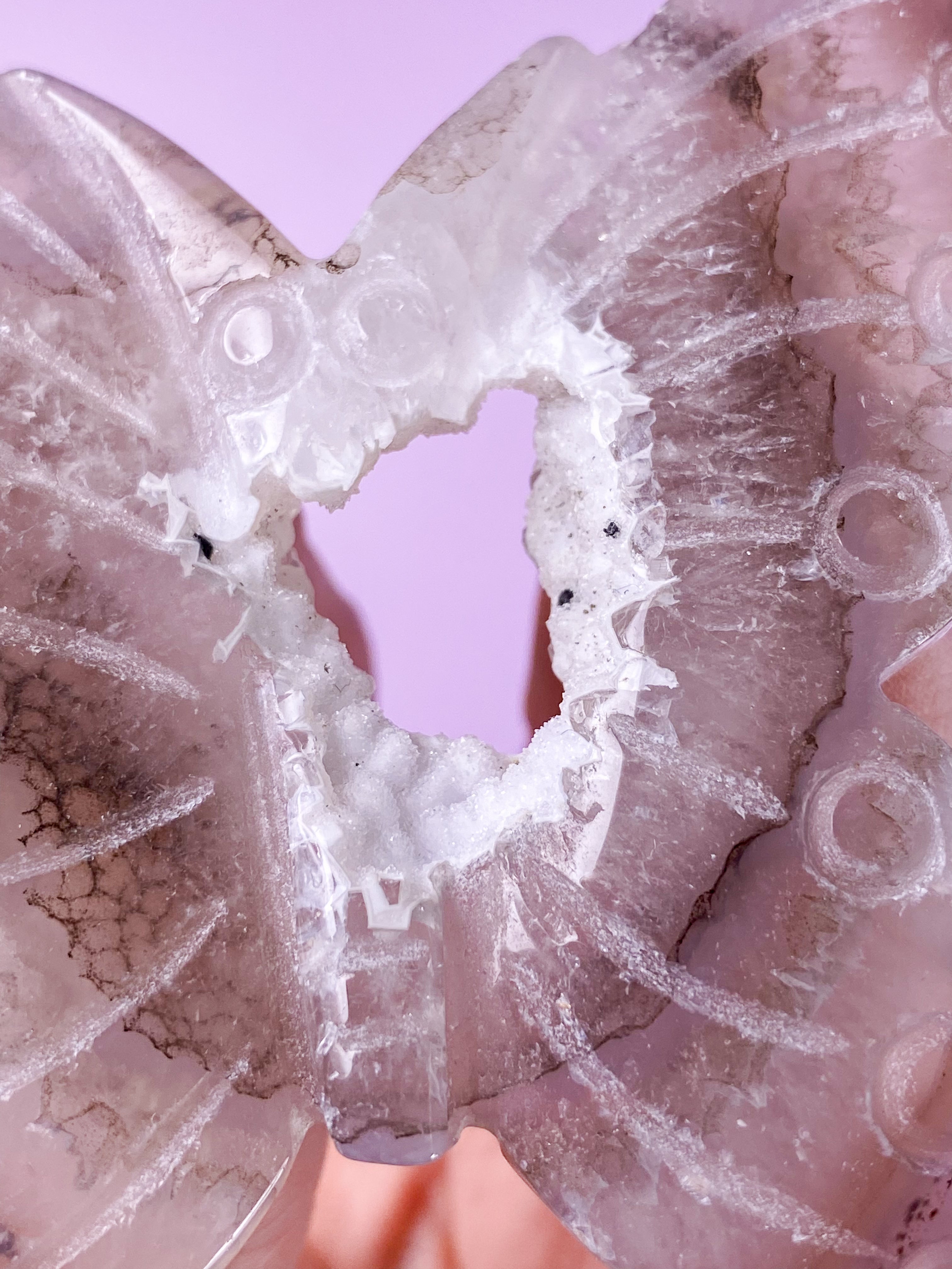 Druzy Agat Sommerfugl (Nr. 10)