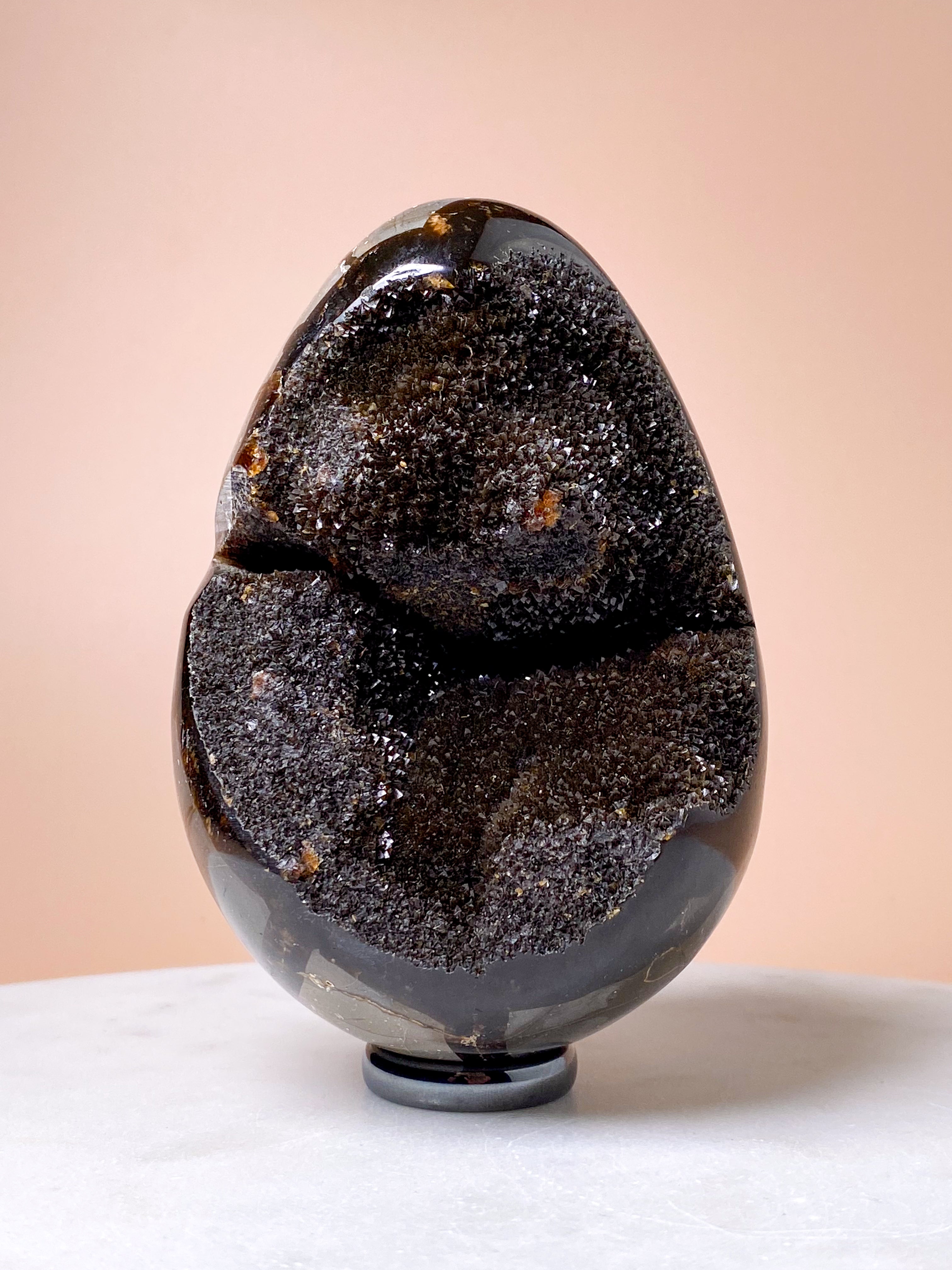 Druzy Septarie æg (Nr. 4)