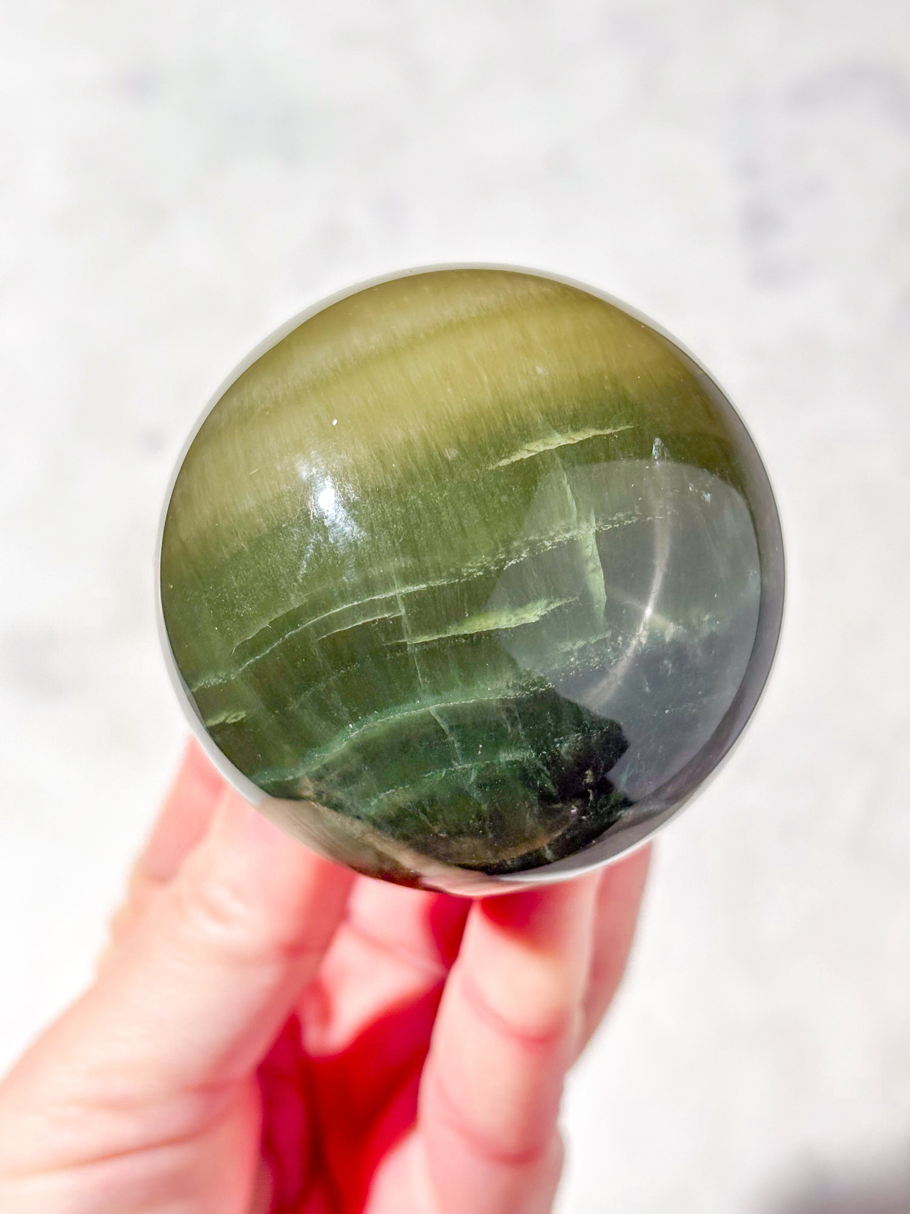 Mango Fluorit Kugle (Nr. 14)