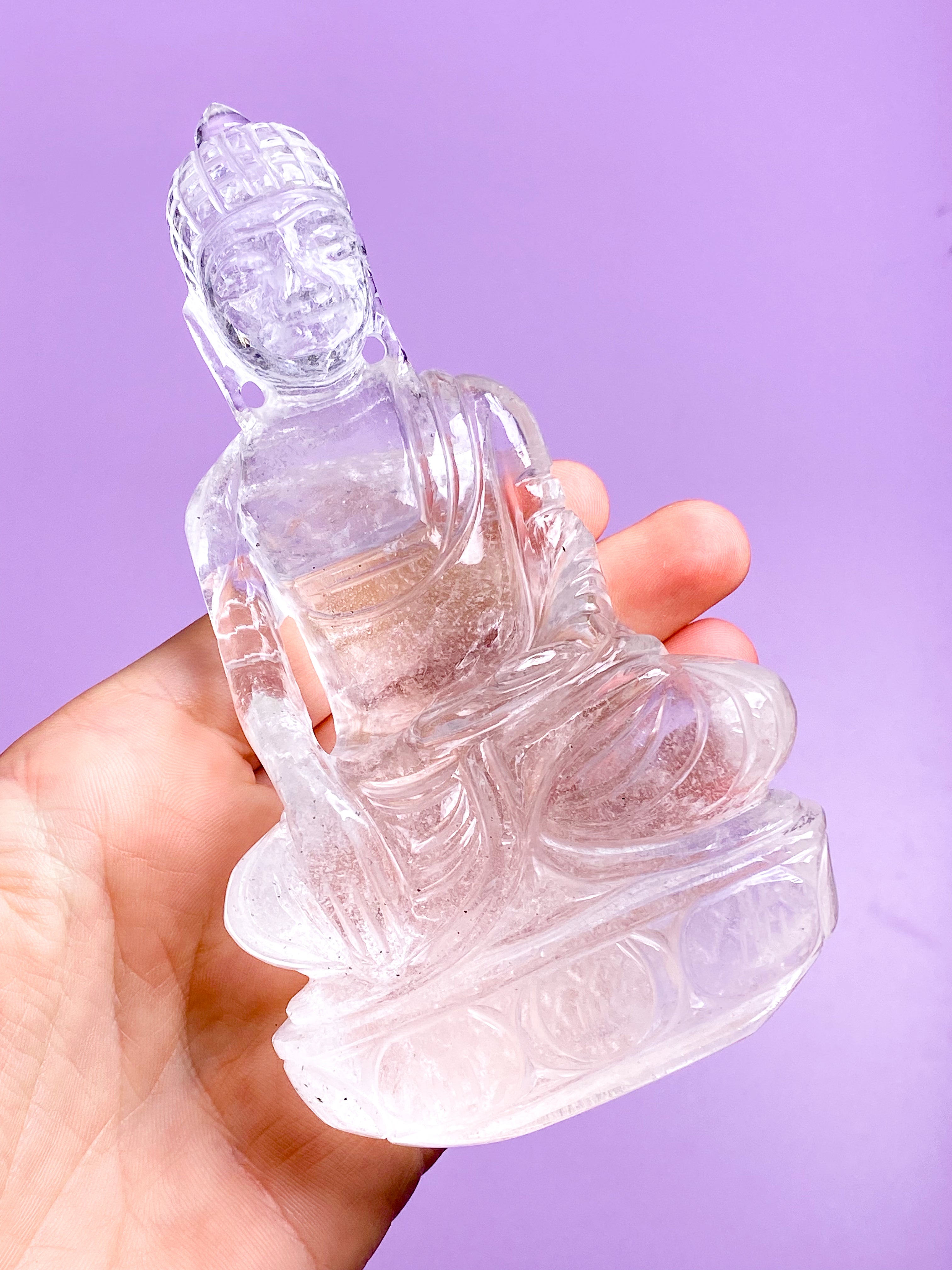 Bjergkrystal Buddha (Nr. 2)