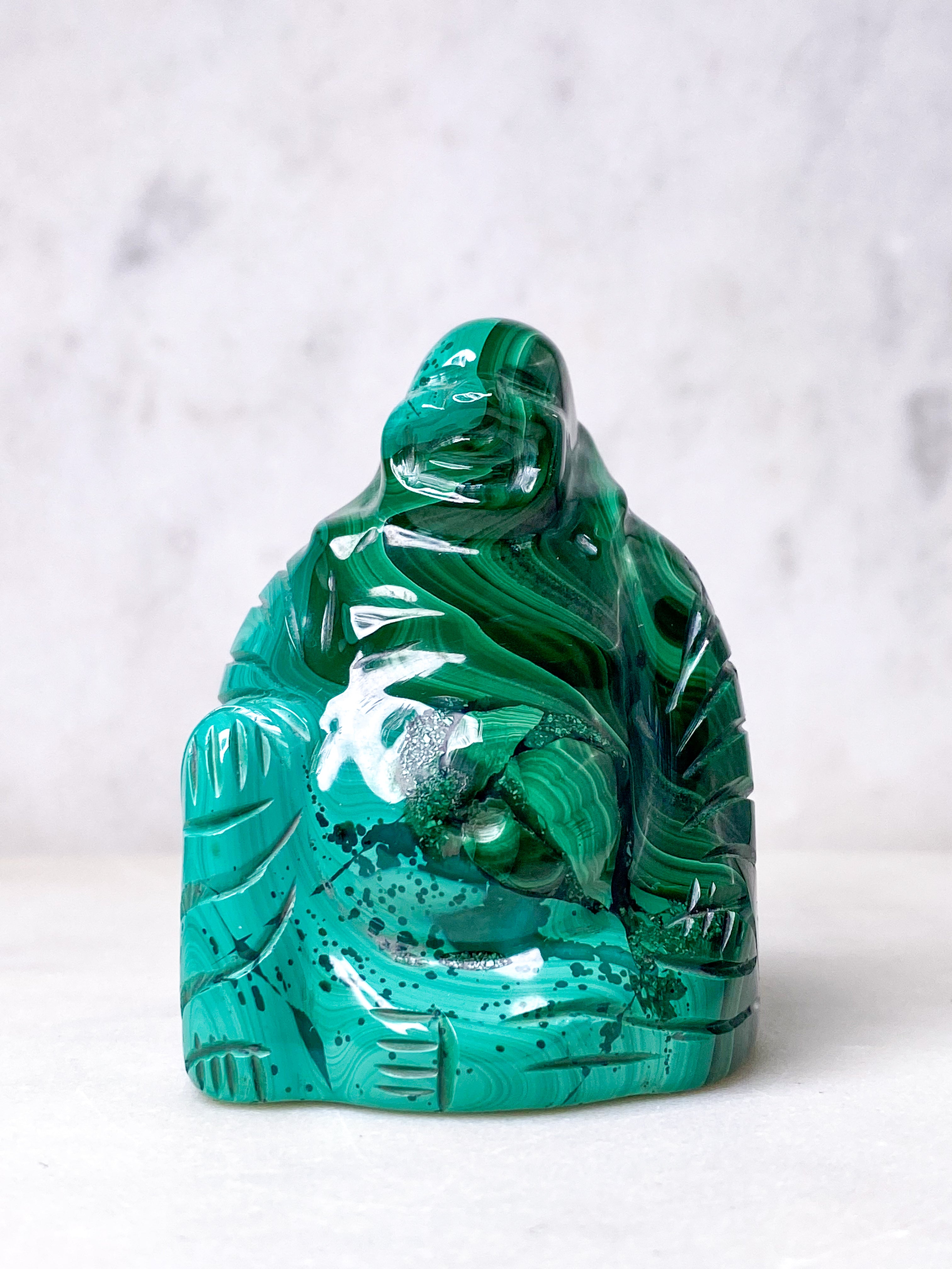 Malakit Buddha (Nr. 3)