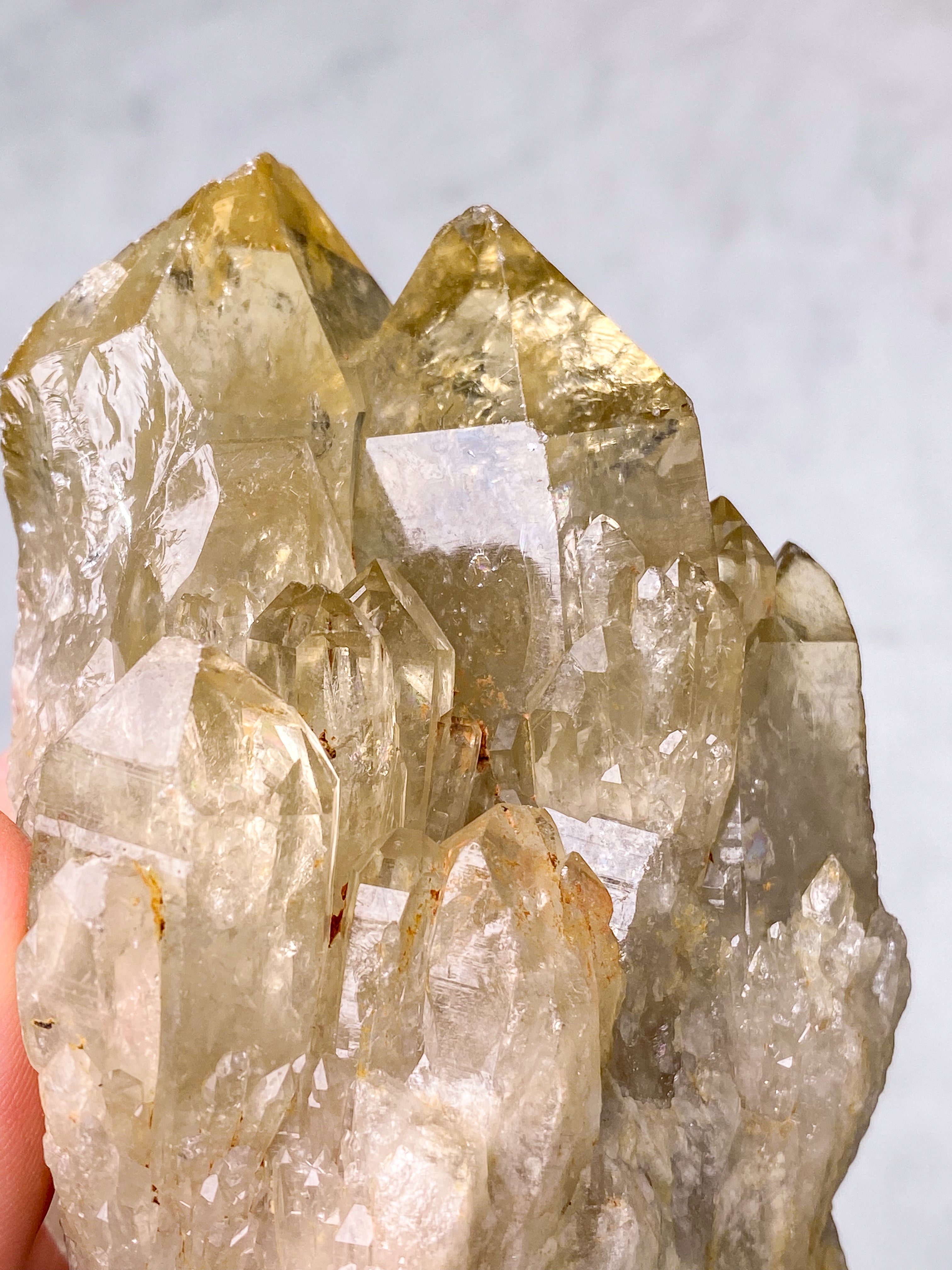 Kundalini Citrine Cluster (No. 43)