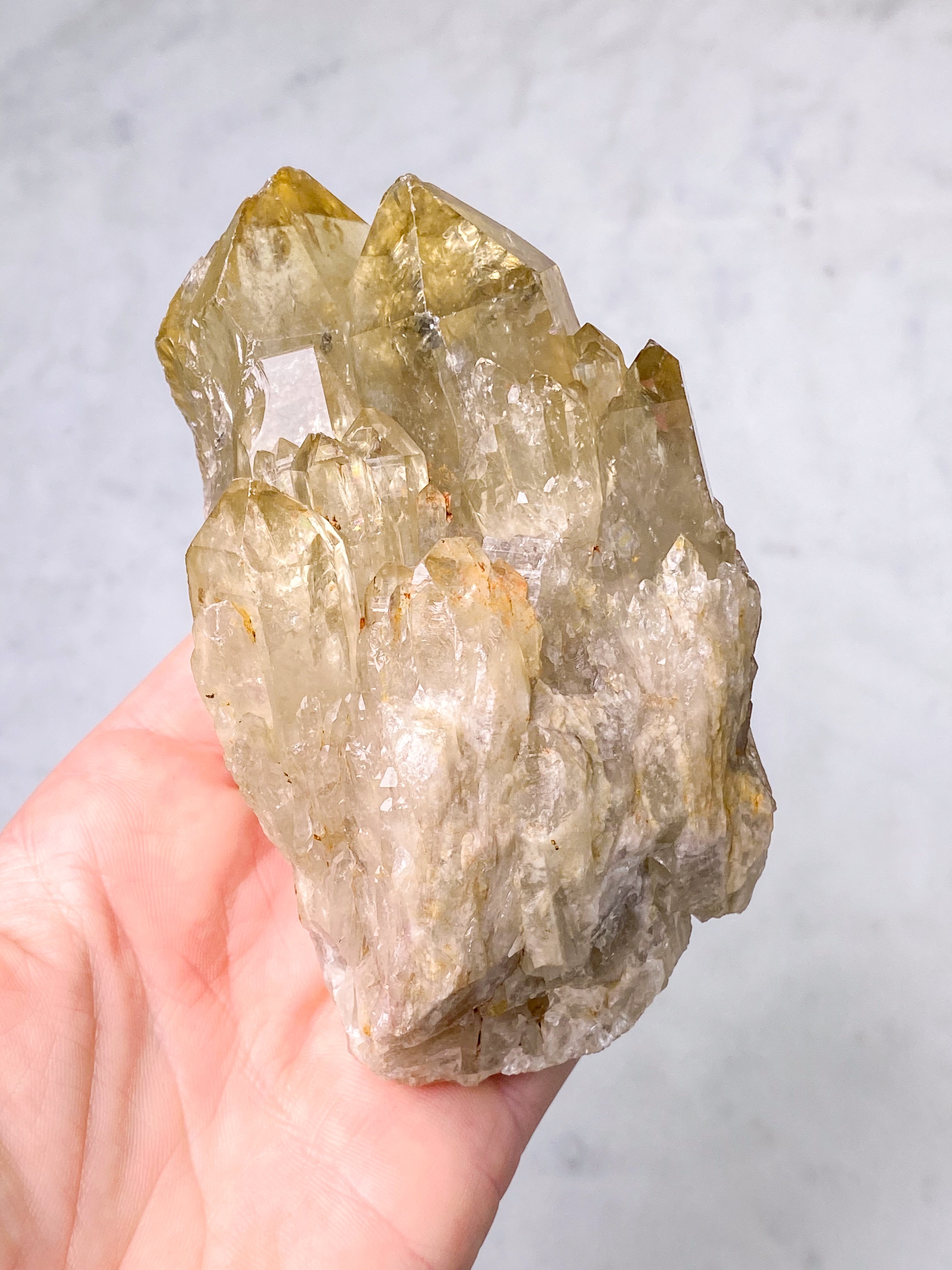 Kundalini Citrine Cluster (No. 43)