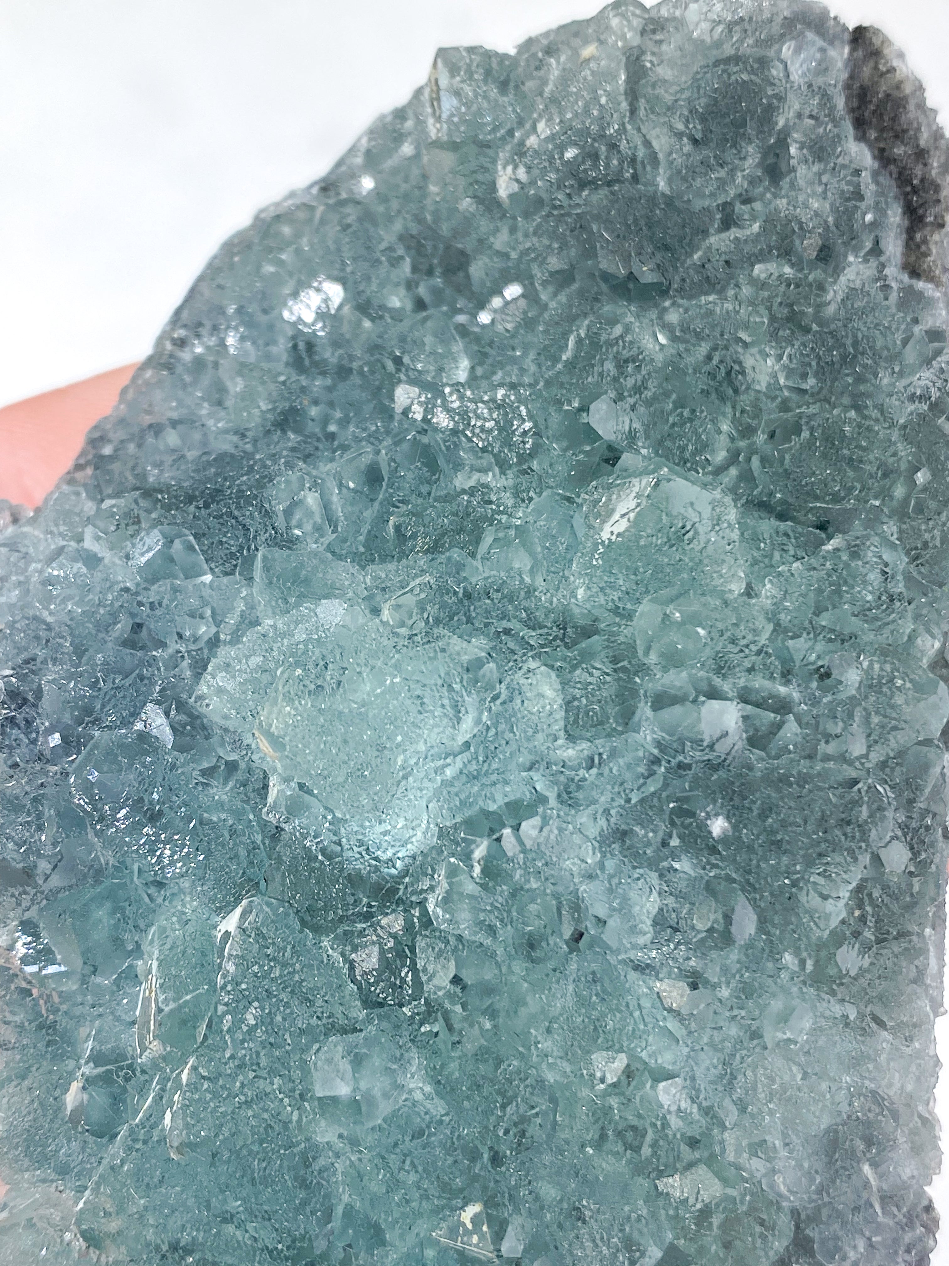 Blågrøn Fluorit Klynge (Nr. 43) Eksklusiv Kvalitet