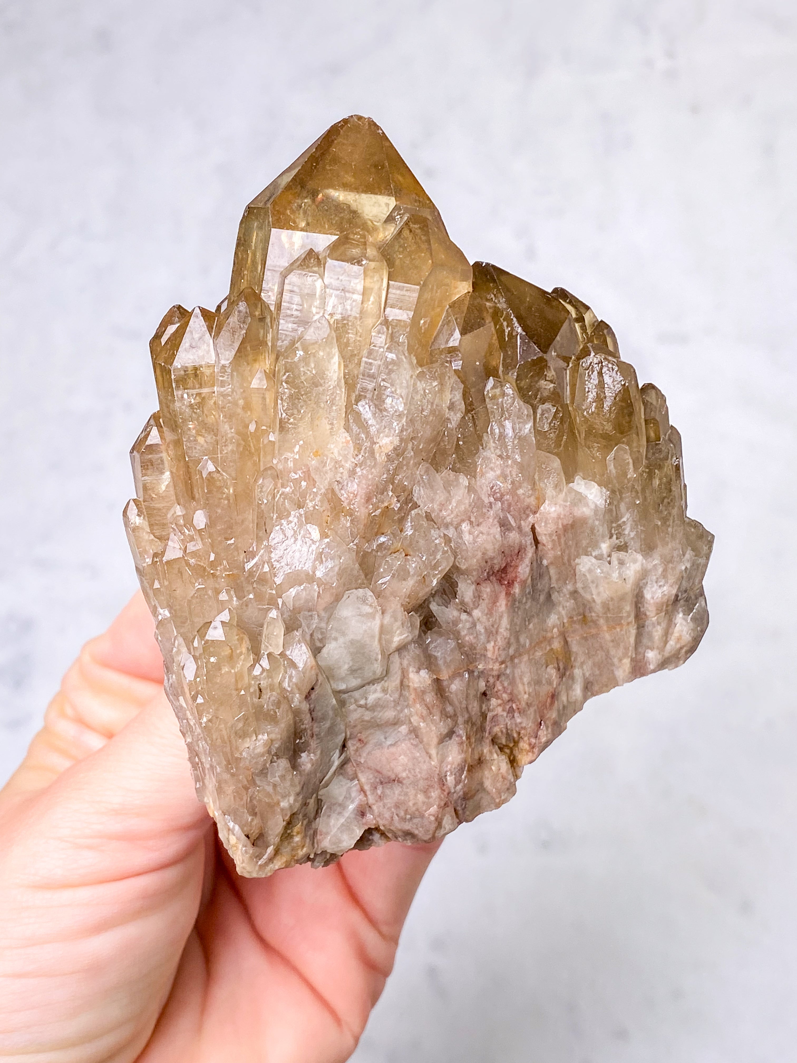 Kundalini Citrine Cluster (No. 43)