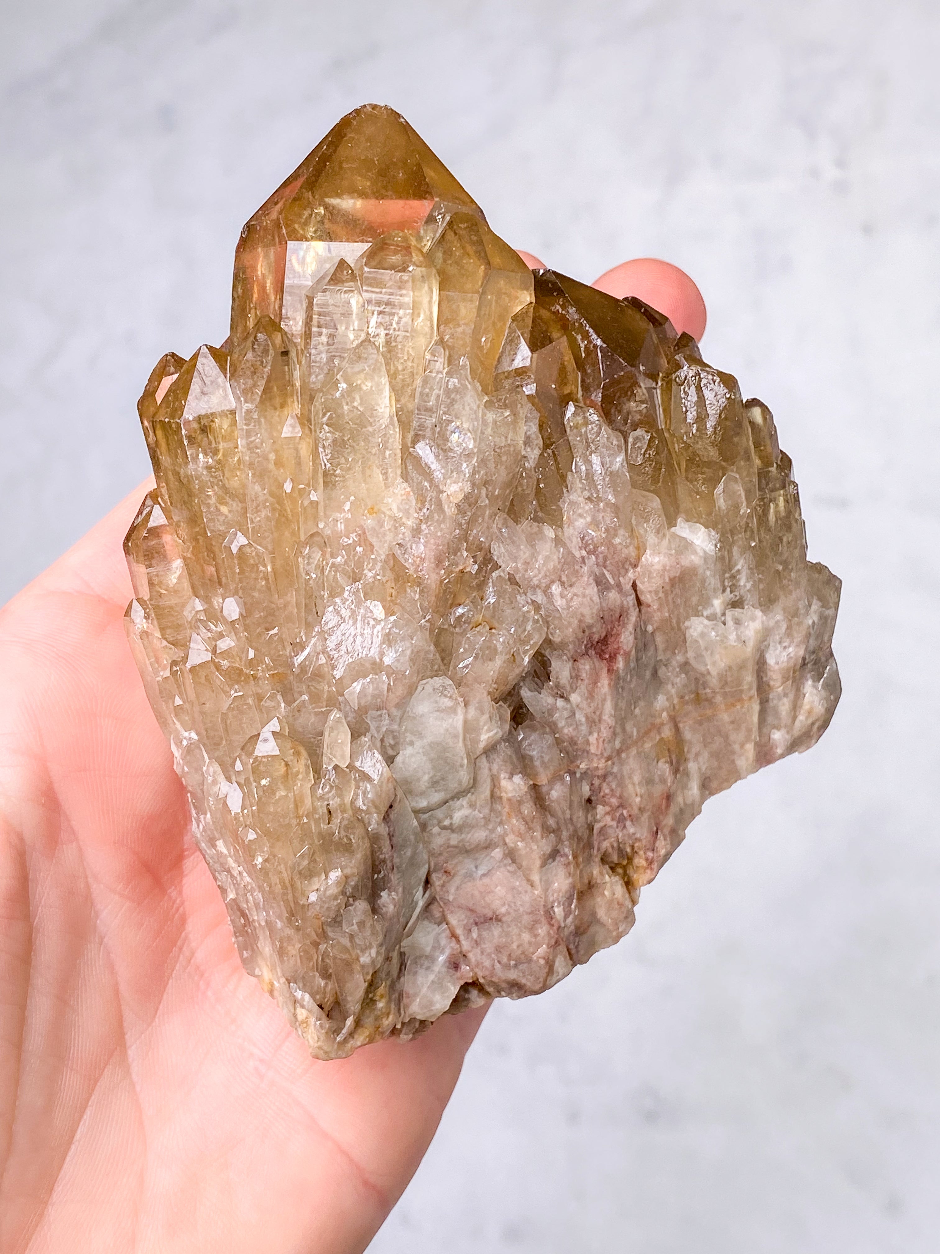 Kundalini Citrine Cluster (No. 43)