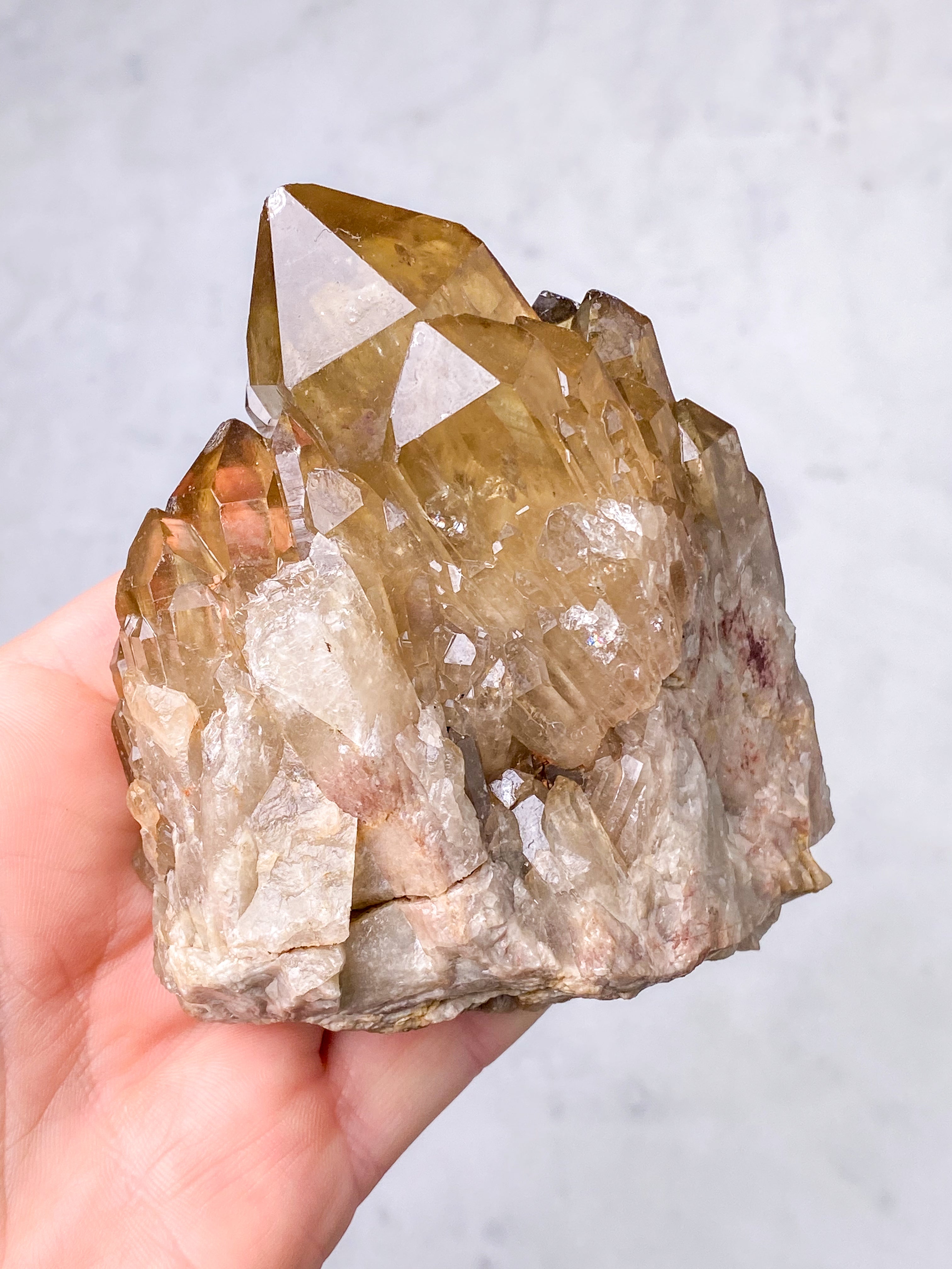 Kundalini Citrine Cluster (No. 43)