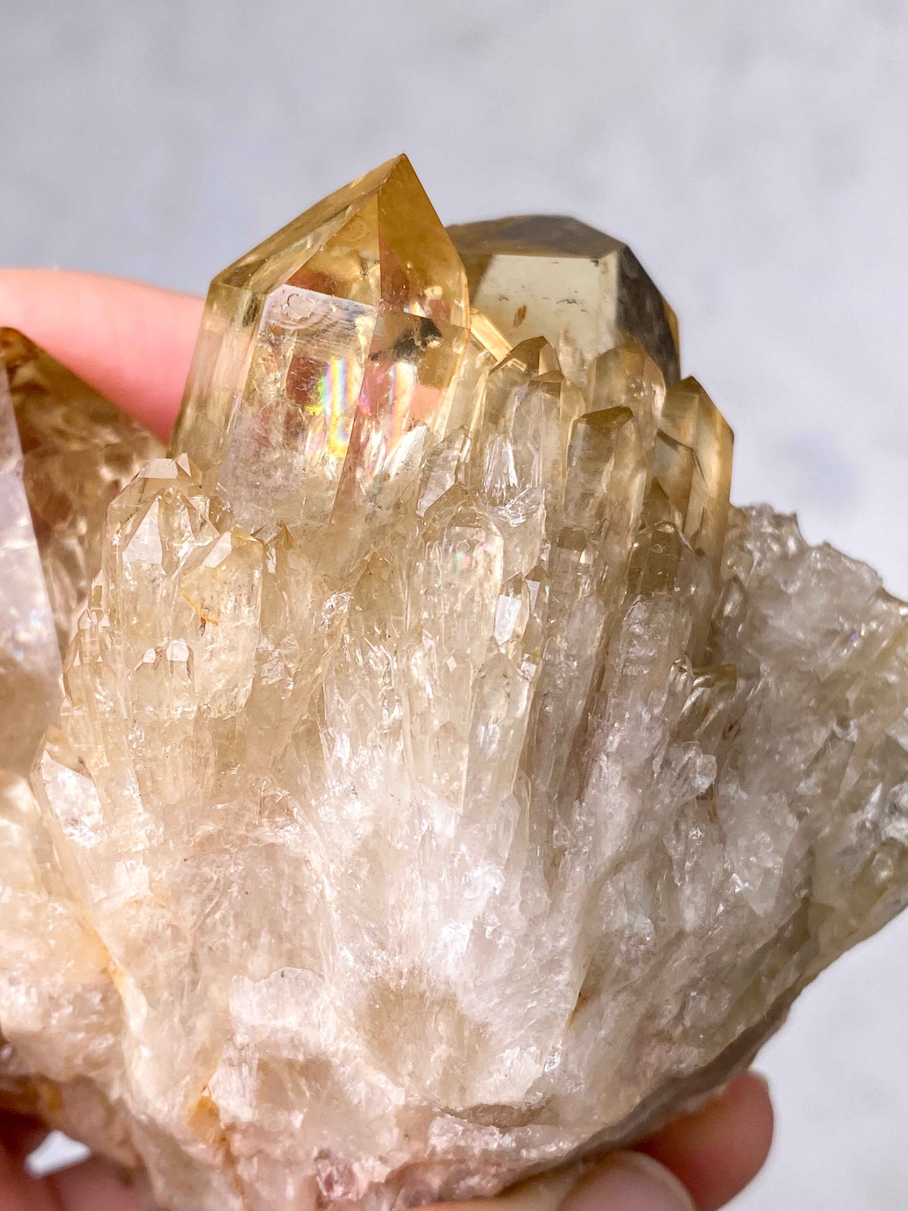 Kundalini Citrine Cluster (No. 43)
