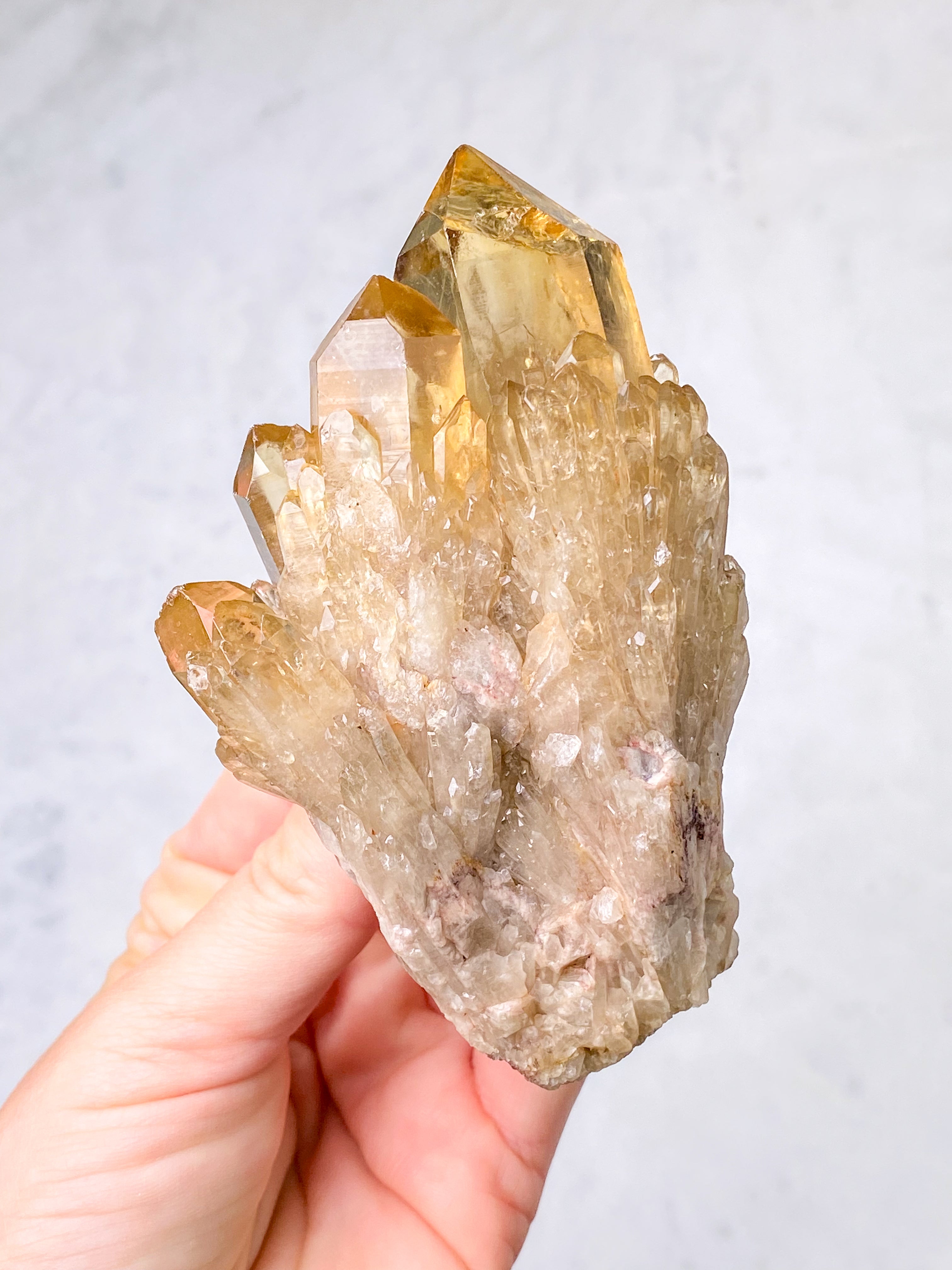 Kundalini Citrine Cluster (No. 43)