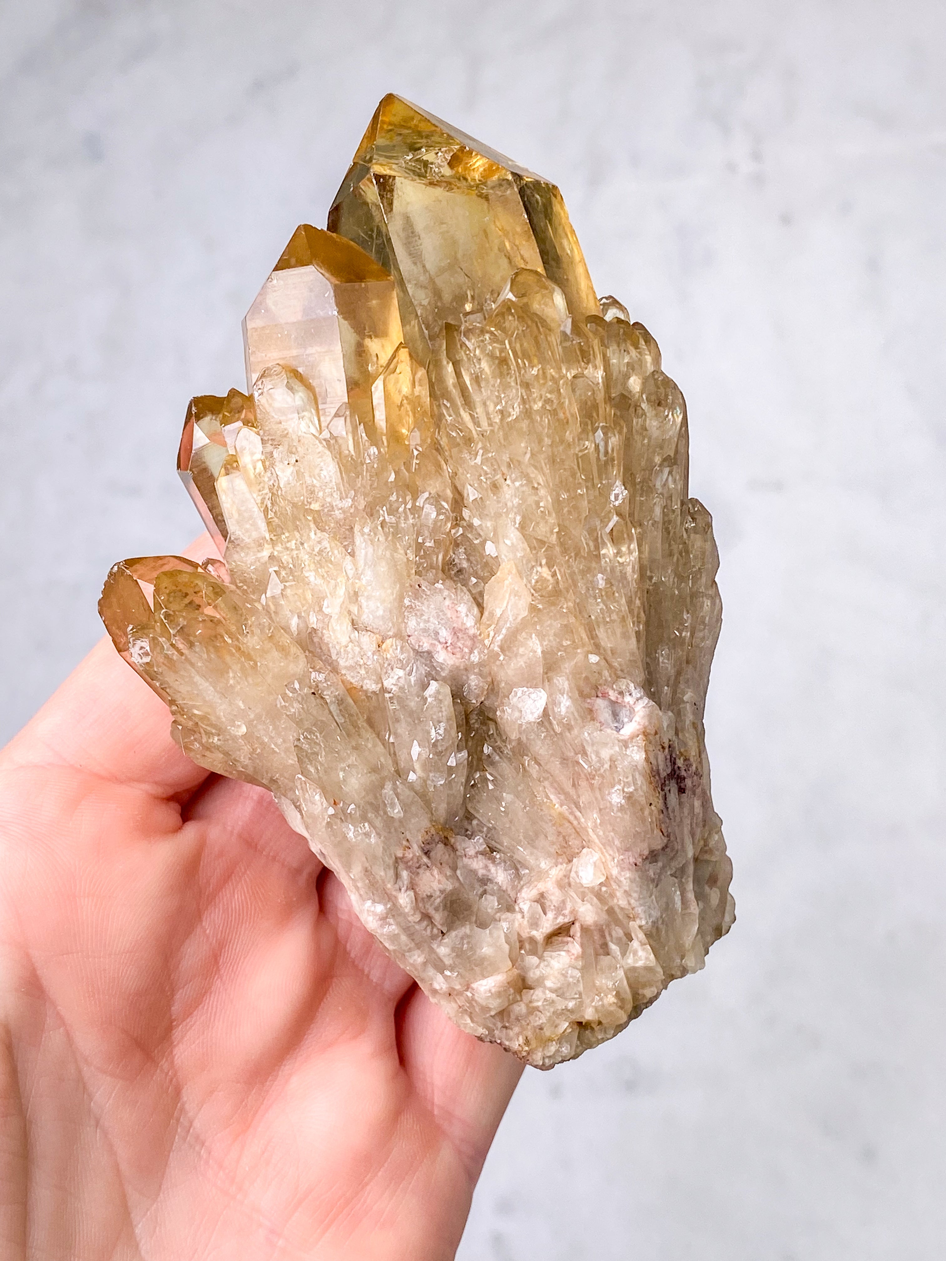 Kundalini Citrine Cluster (No. 43)