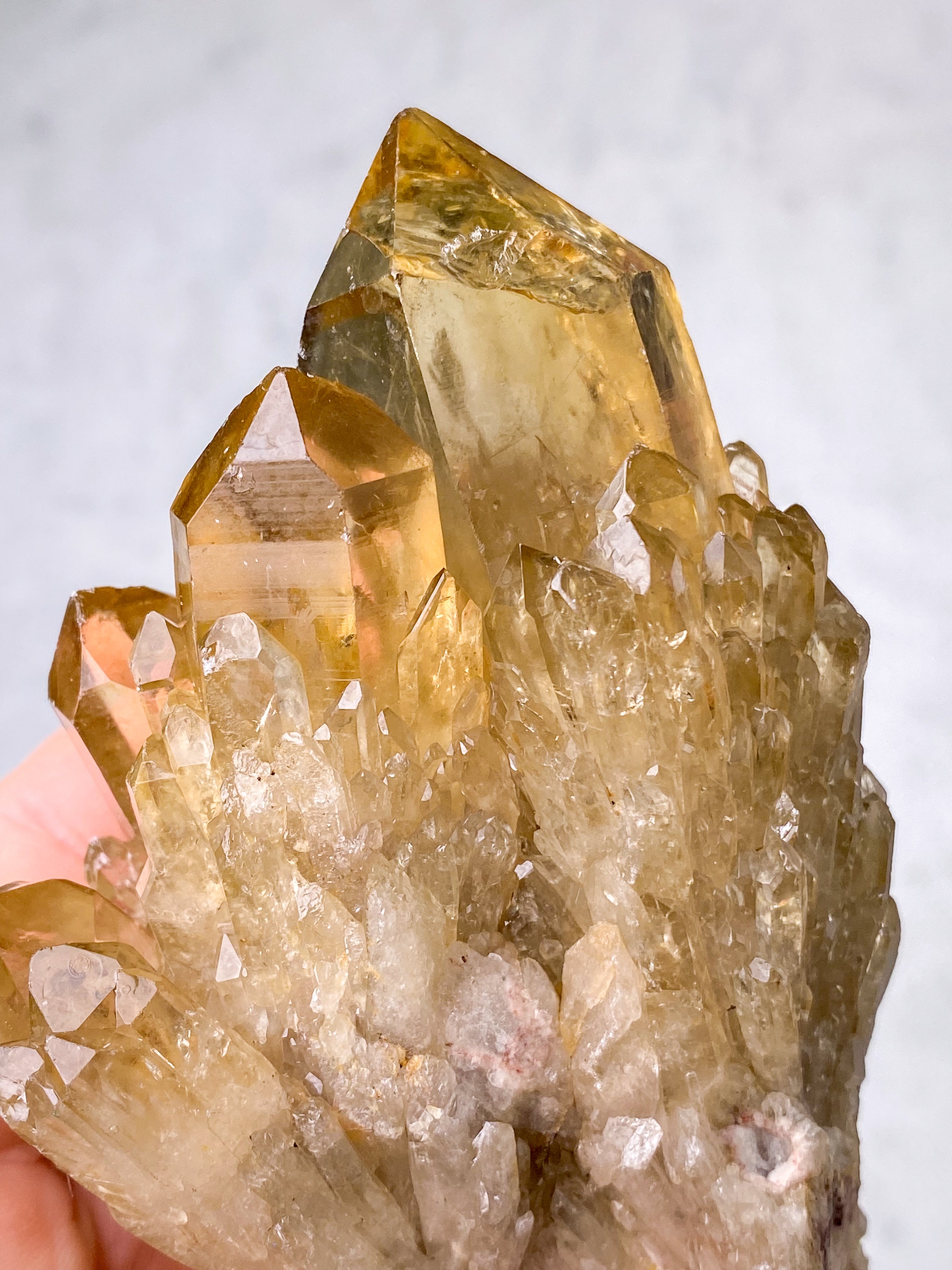 Kundalini Citrine Cluster (No. 43)