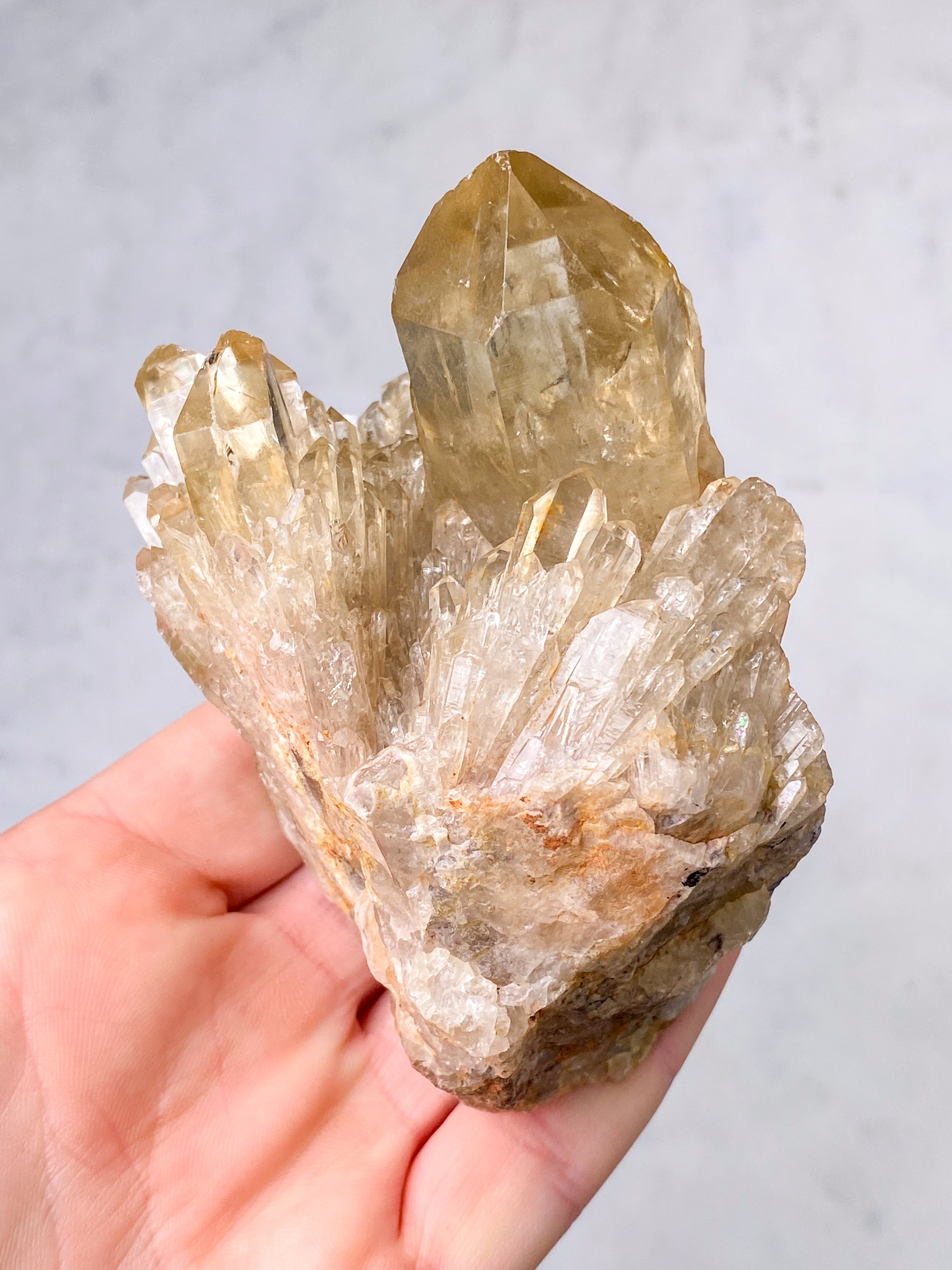 Kundalini Citrine Cluster (No. 43)