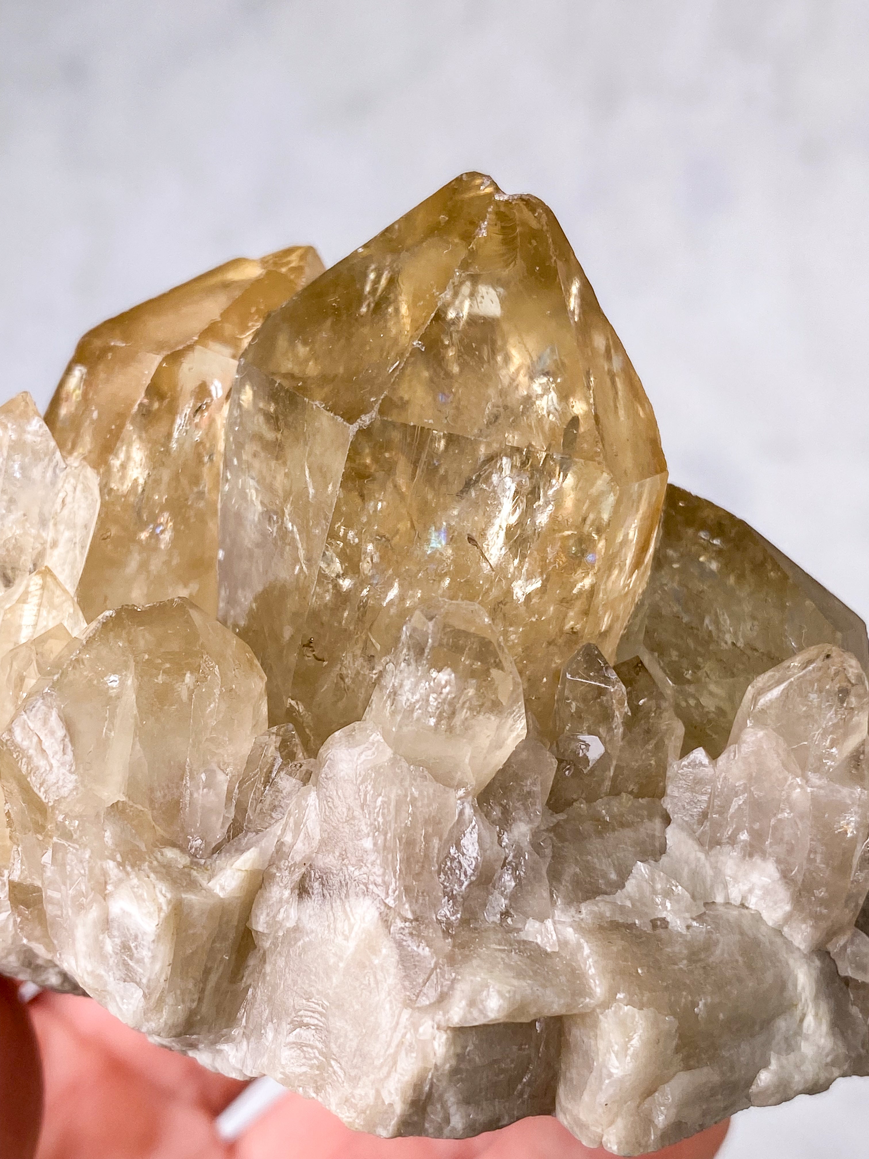 Kundalini Citrine Cluster (No. 43)