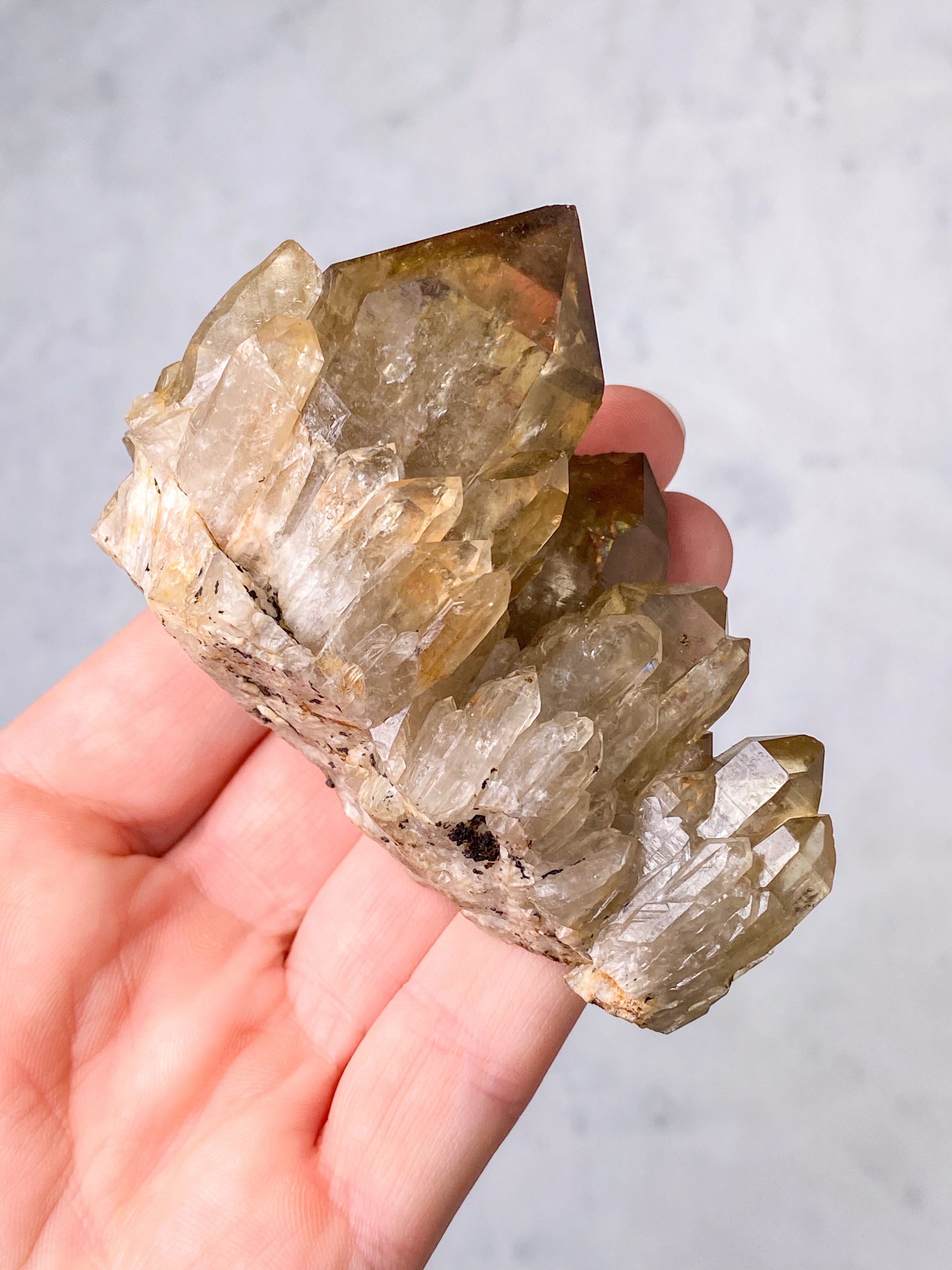 Kundalini Citrine Cluster (No. 43)