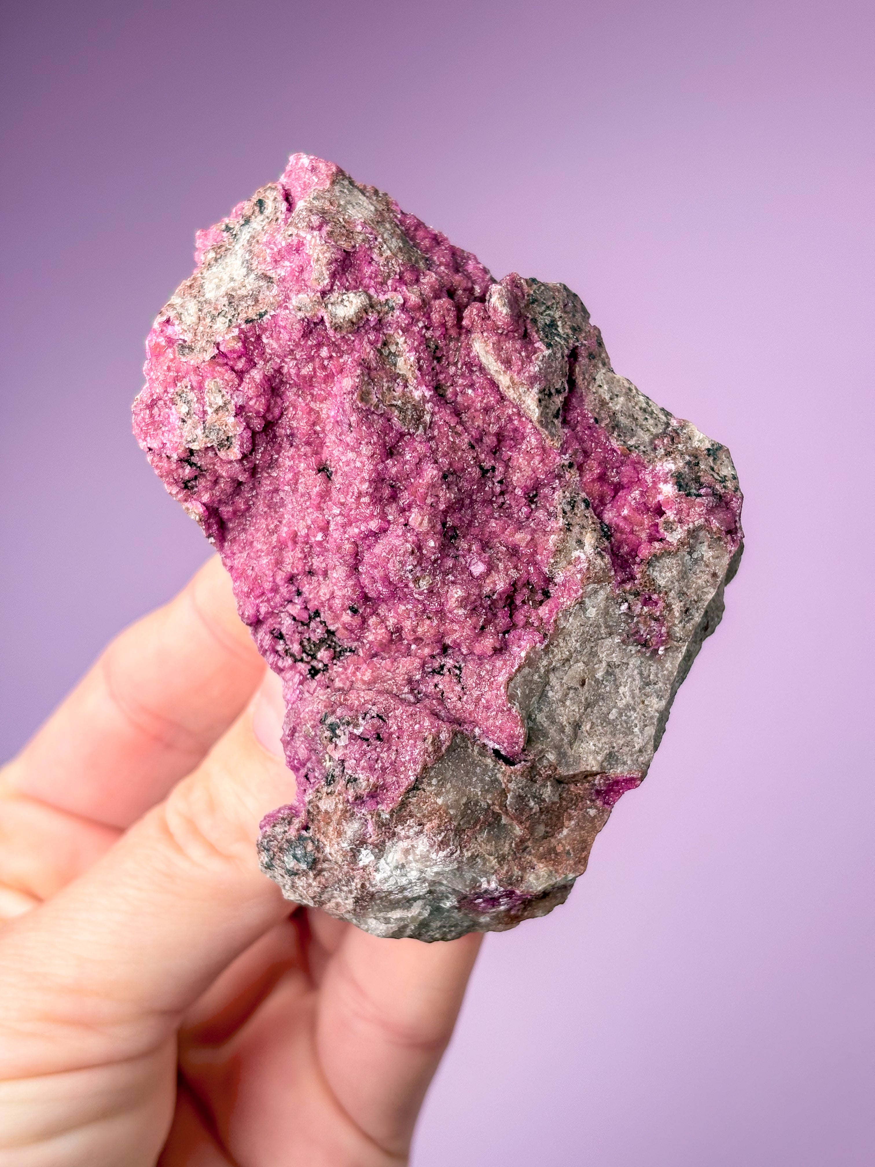 Cobalto Calcit Rå (Nr. 8)