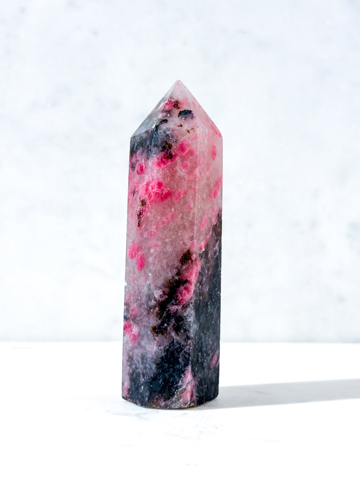 Rhodonit Kvarts Tårn (Nr. 18)