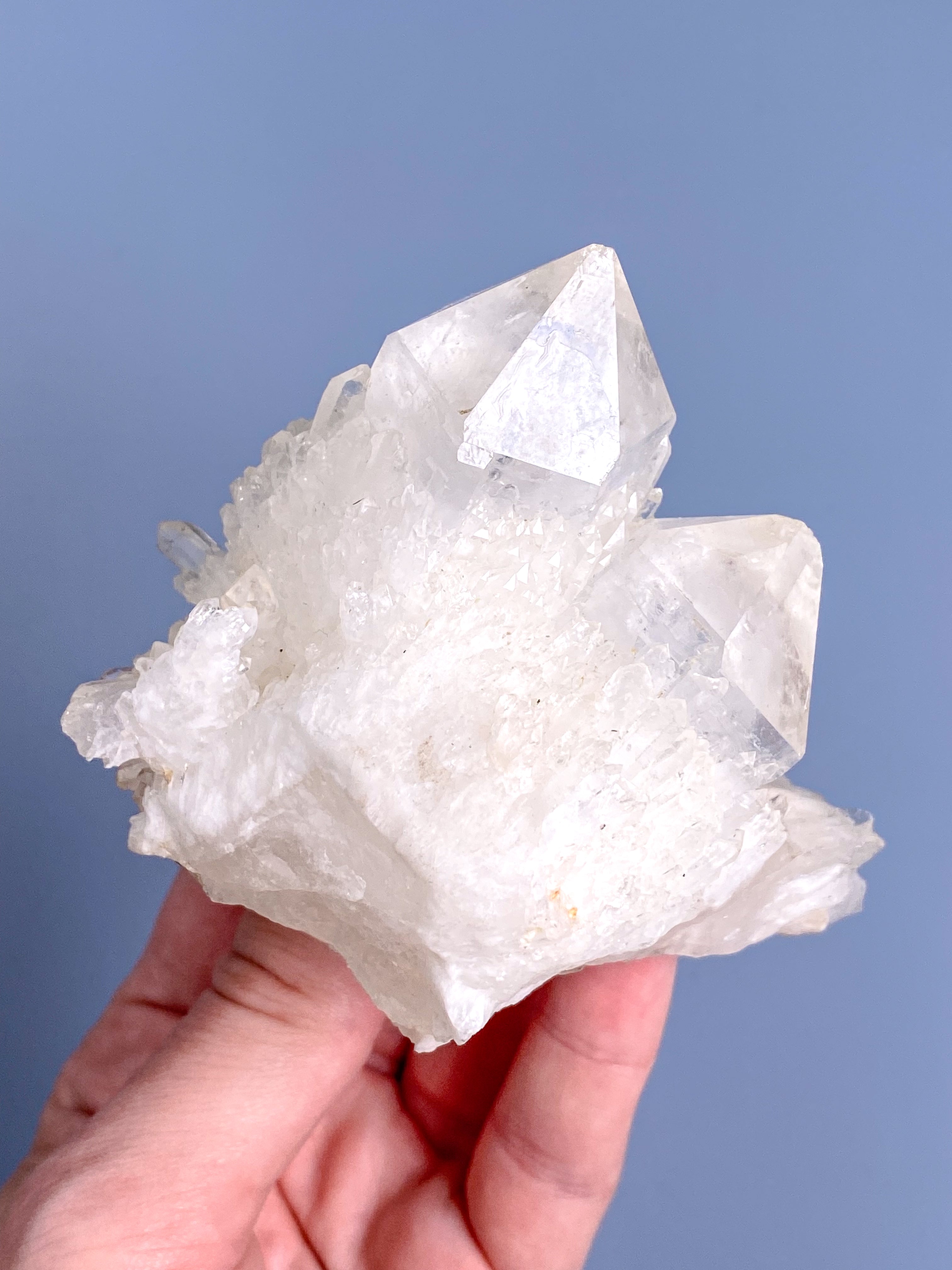 Mountain Crystal Cluster (nr X) Exklusiv kvalitet