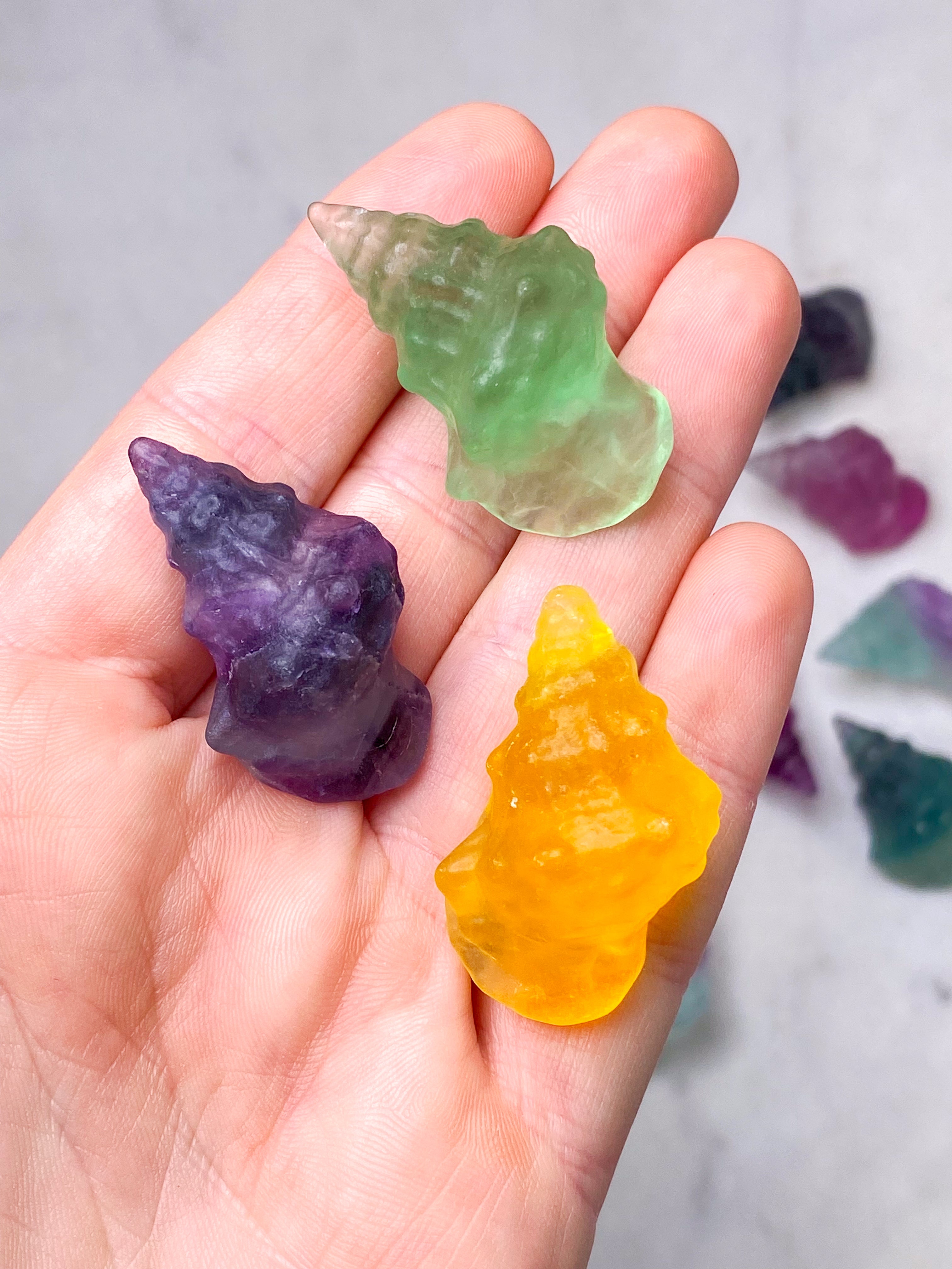 Rainbow Fluorite Skull