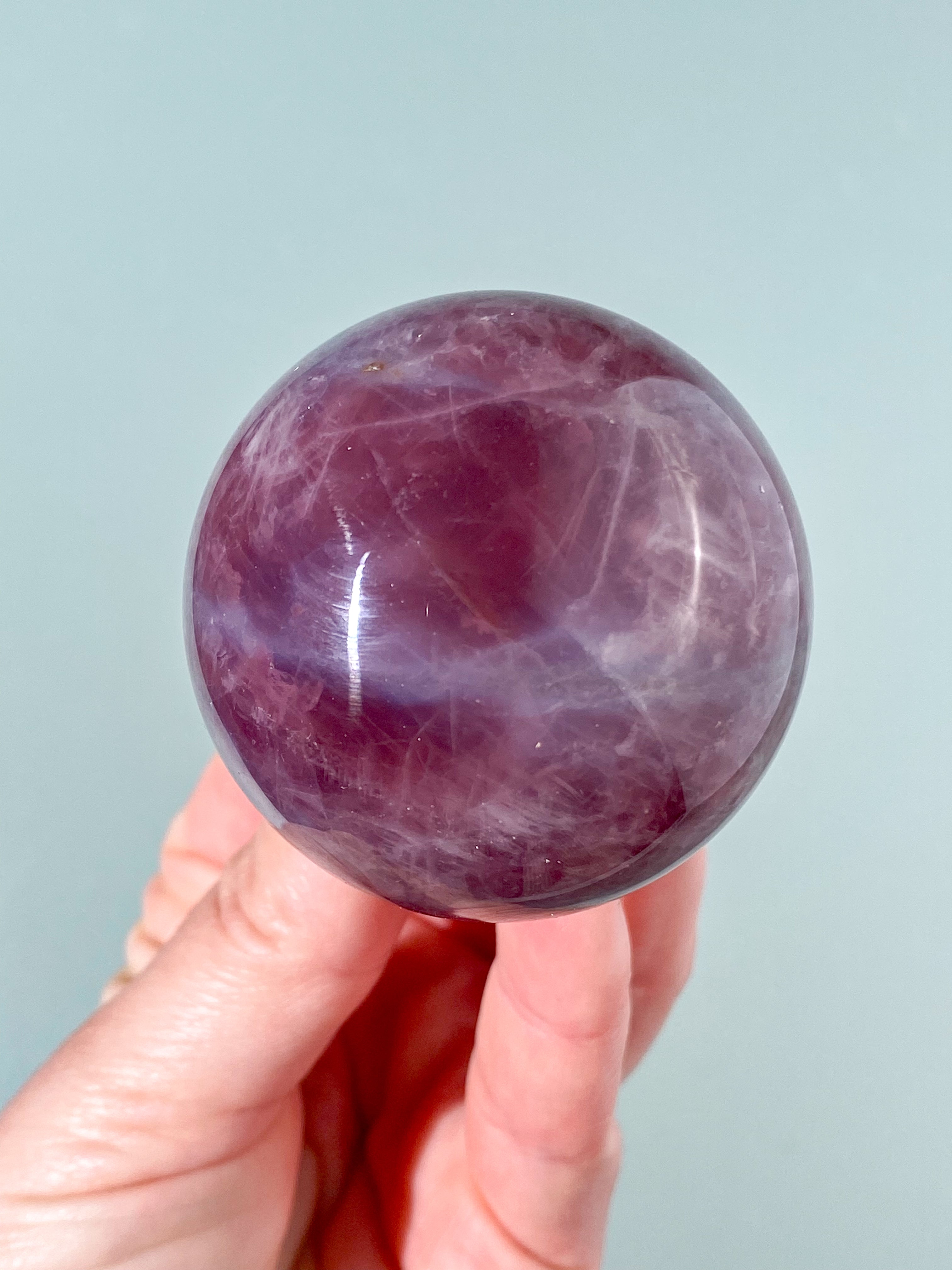 Lavendel Rosakvarts Kugle (Nr. 1)
