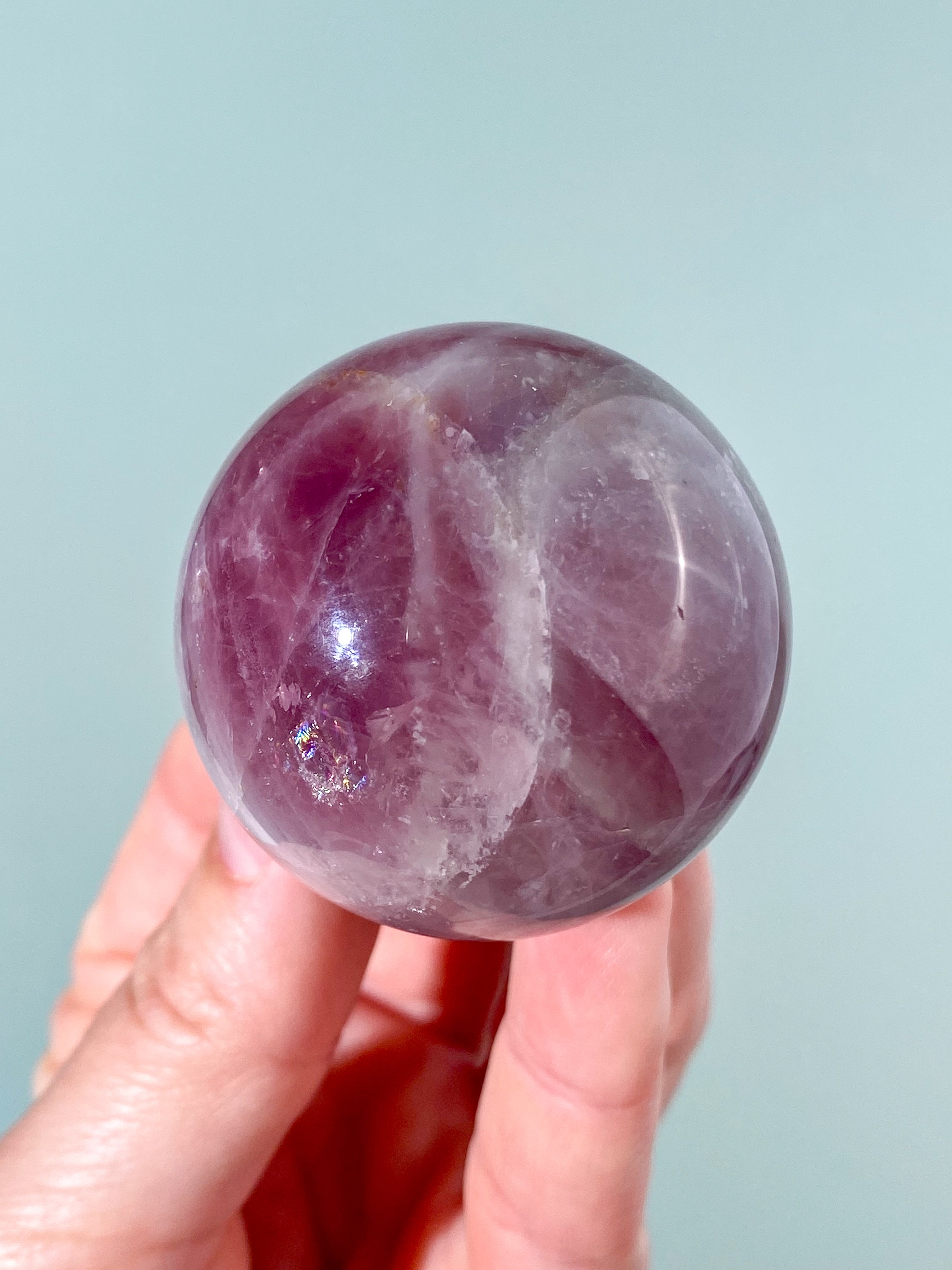 Lavendel Rosakvarts Kugle (Nr. 2)