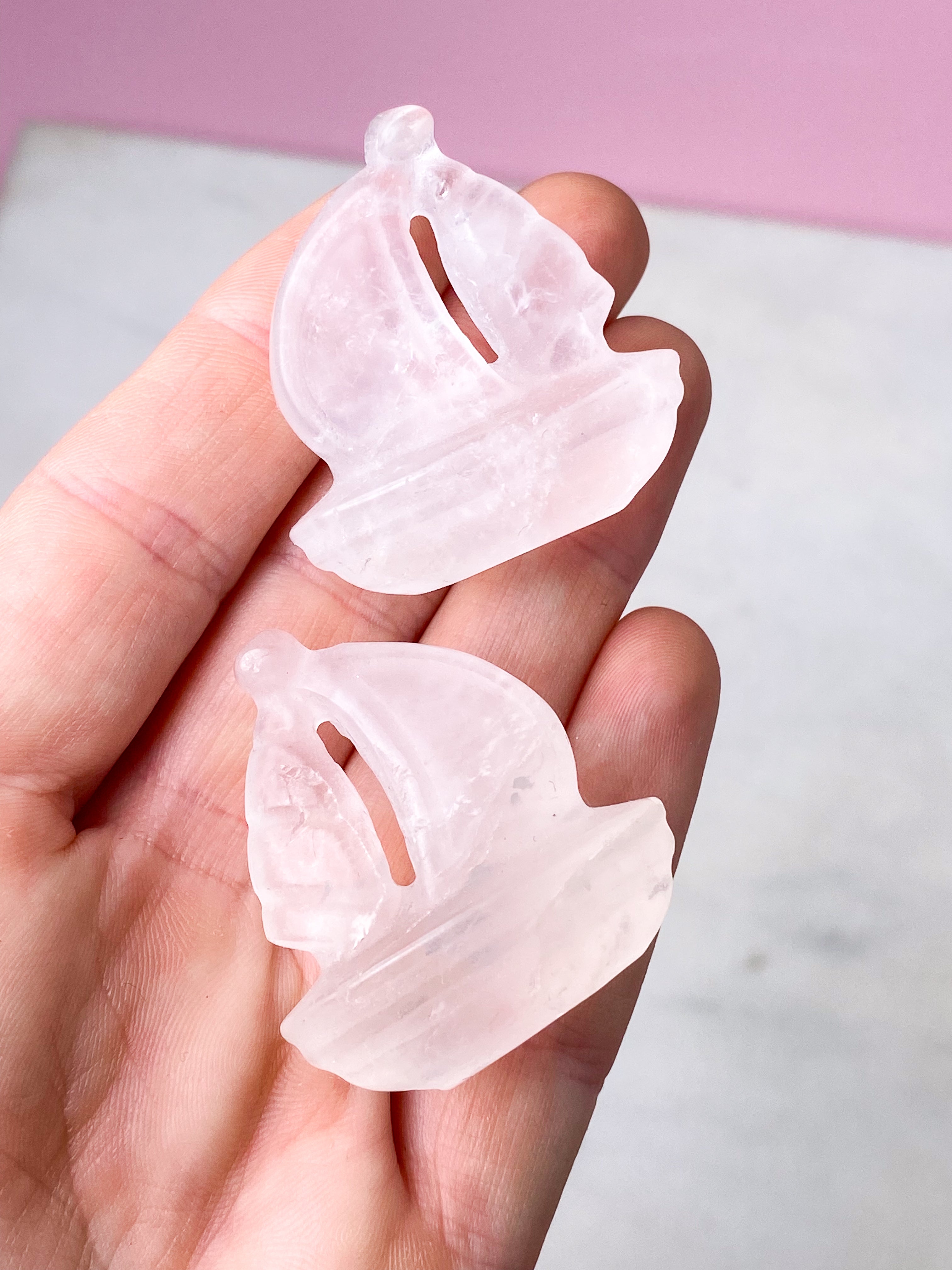 Rock Crystal Angel Wings