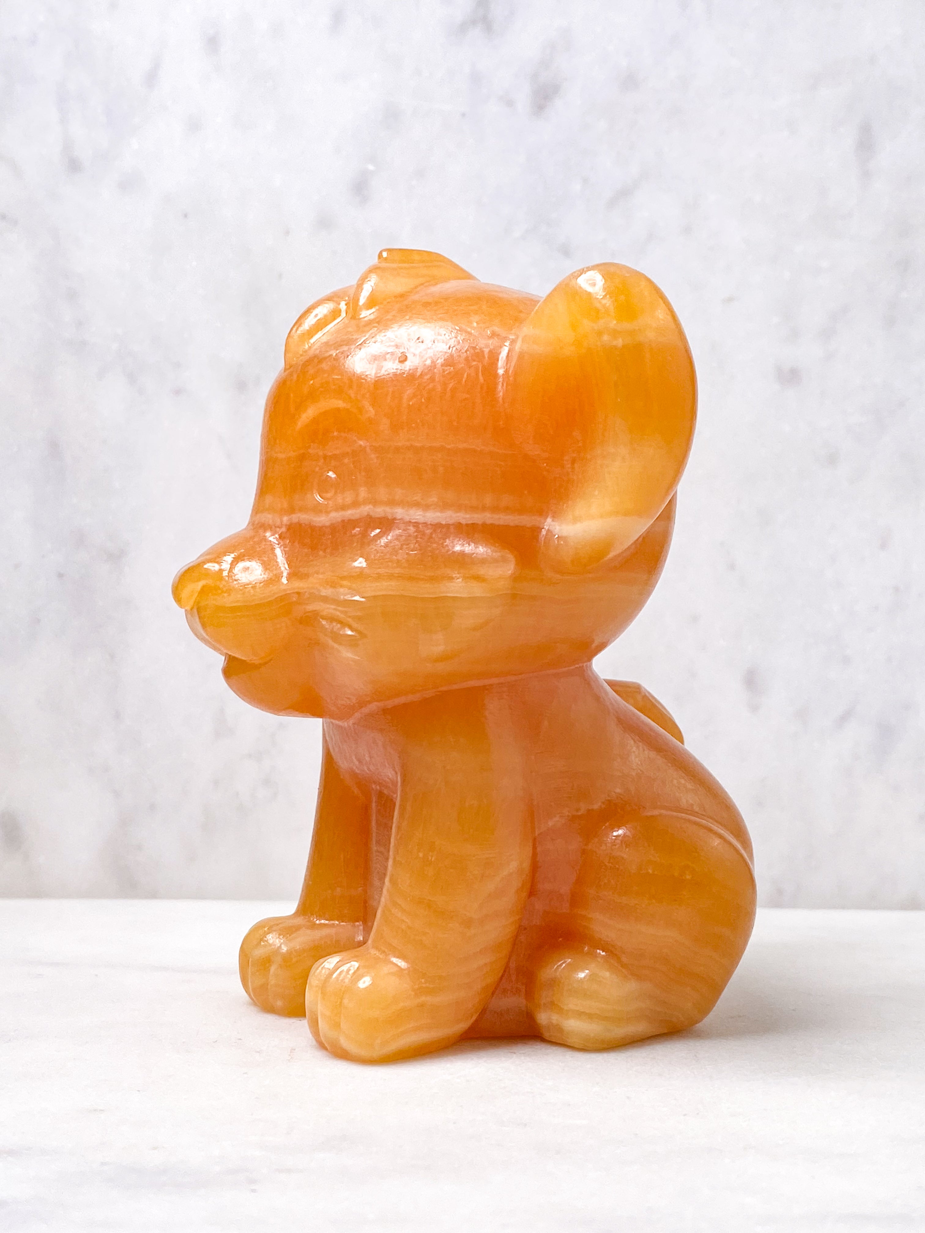 Stor Orange Calcit Simba