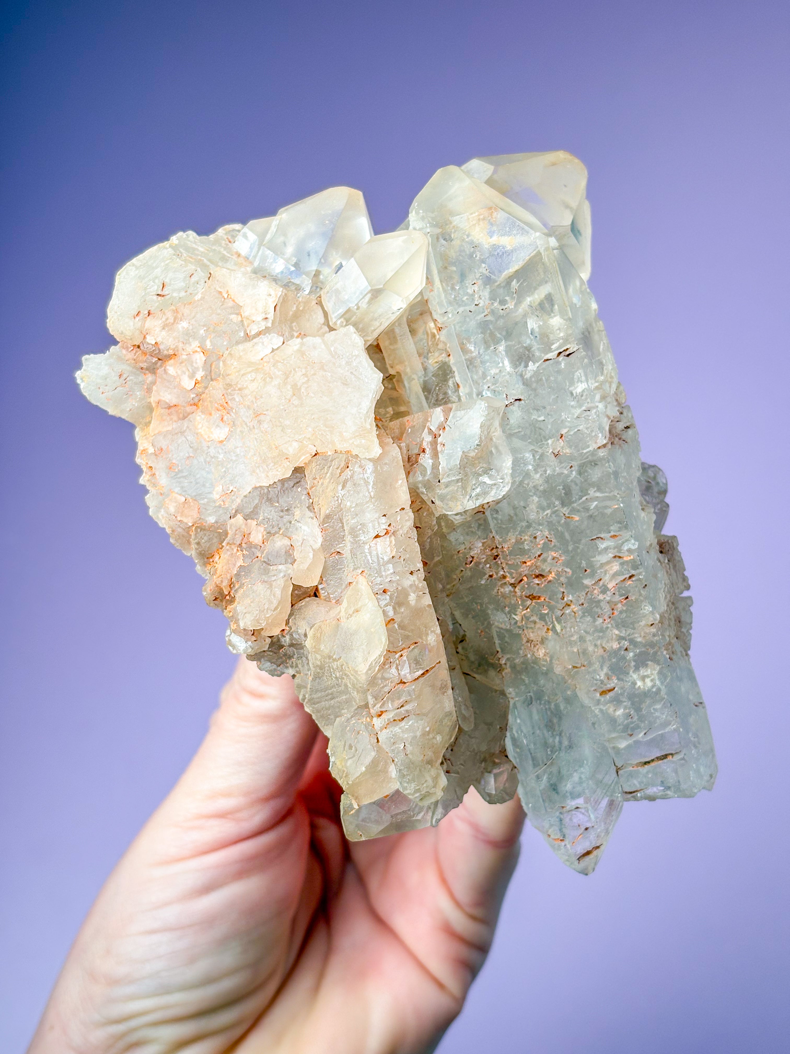 Hæmatit Kvarts Klynge (Nr. 1)