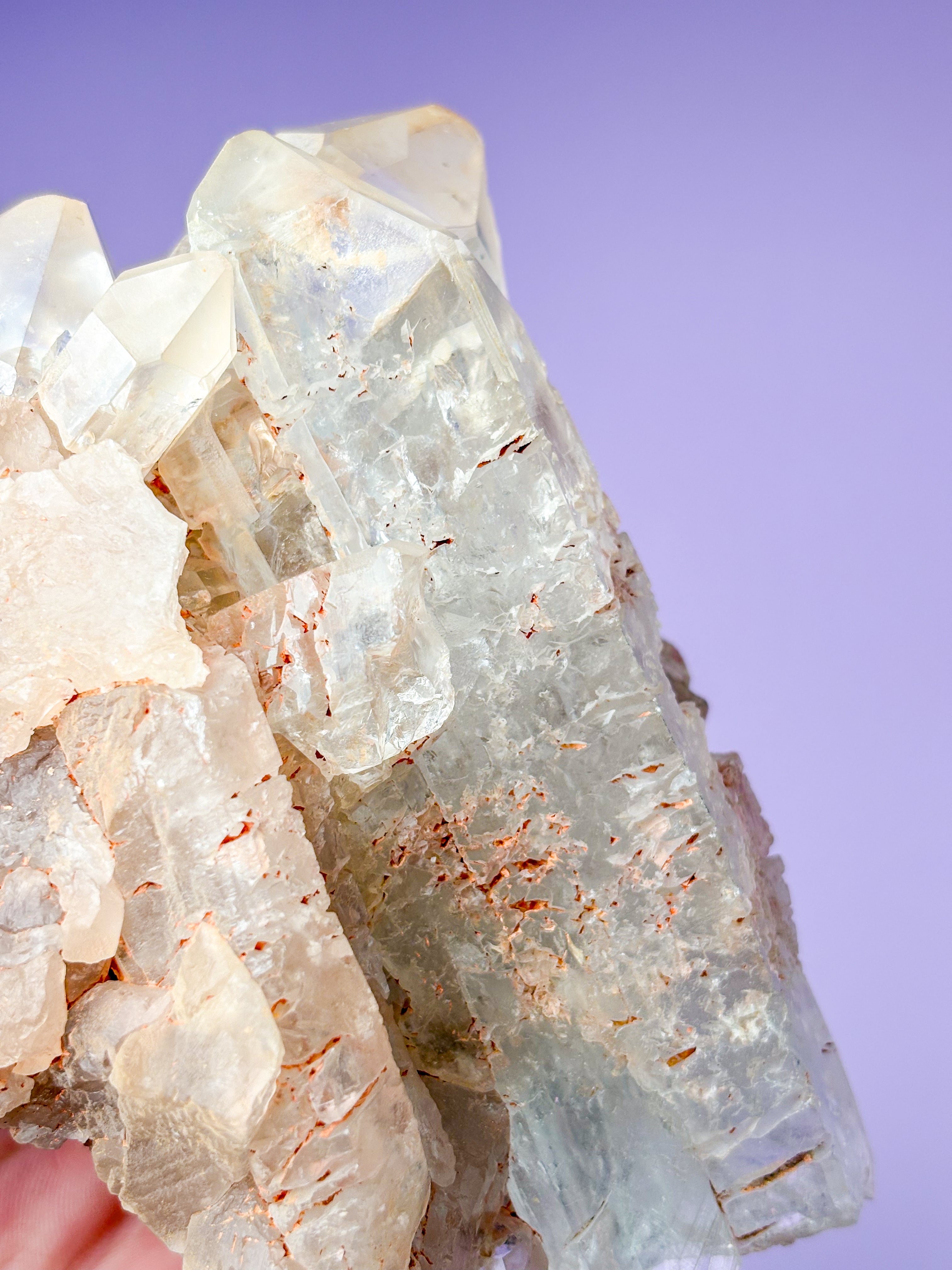 Hæmatit Kvarts Klynge (Nr. 1)