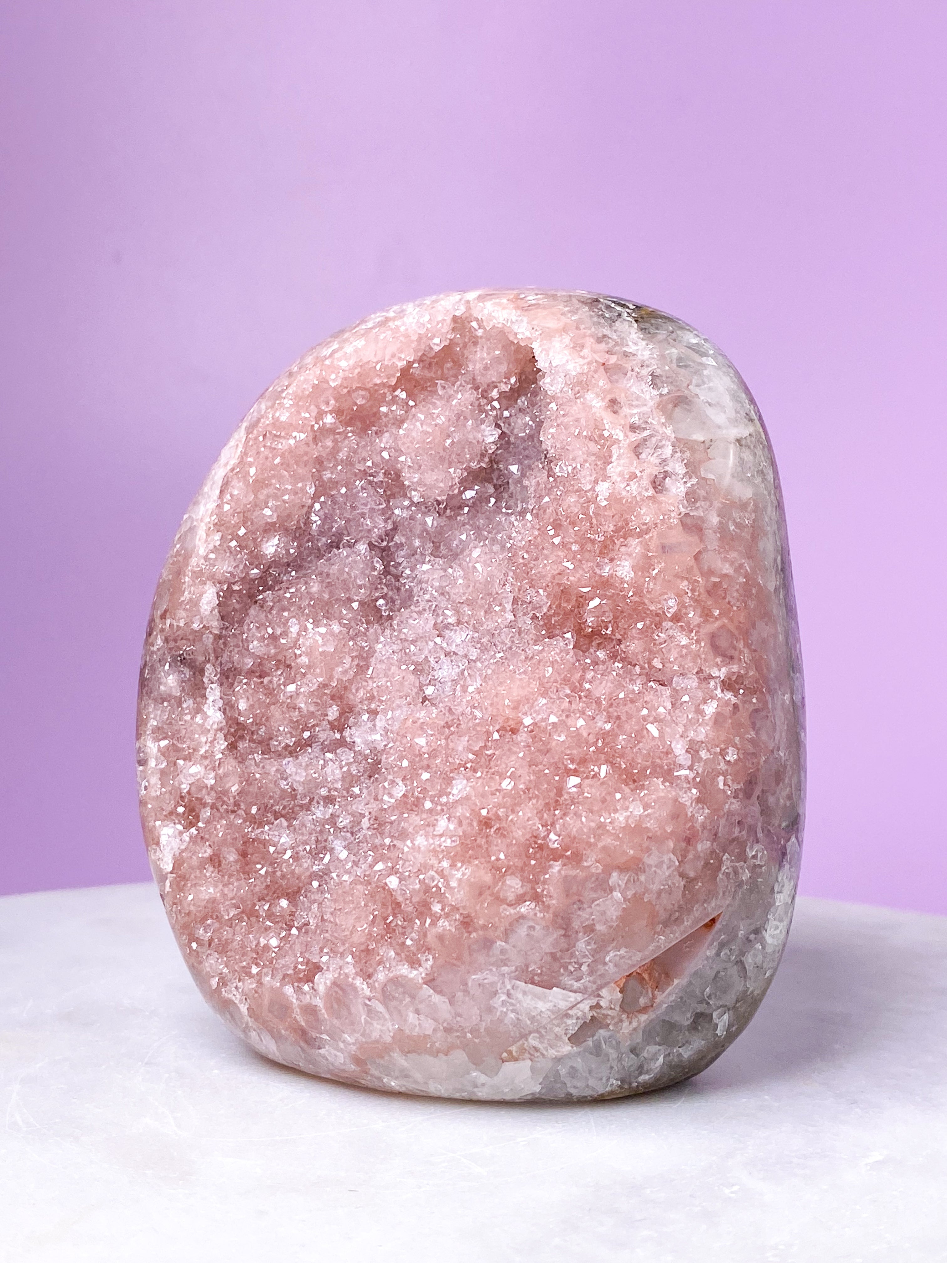Rainbow Sugar Ametyst Freeform (Nr. 14) Eksklusiv Kvalitet