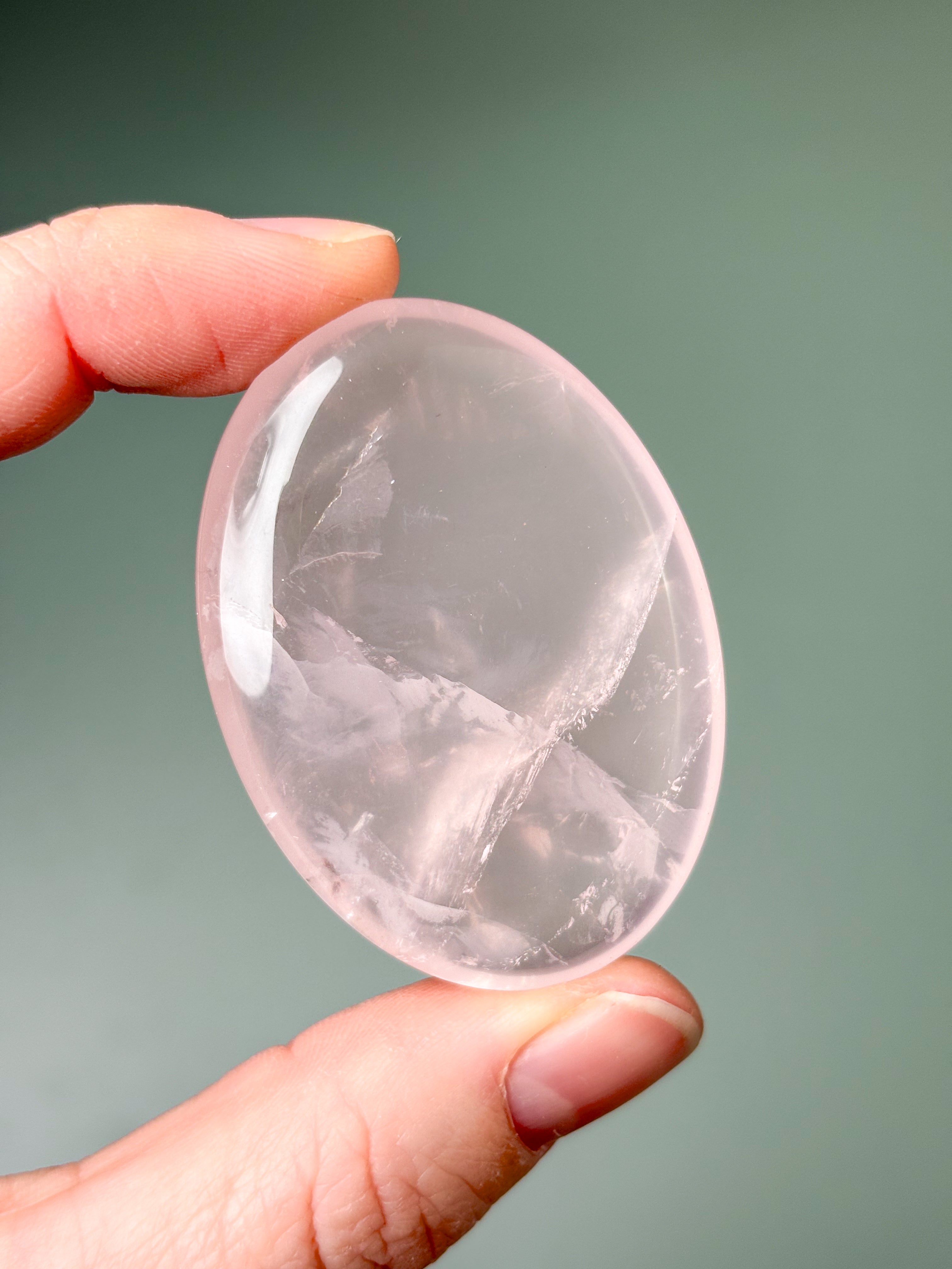 Rosakvarts Palmstone (Nr. 18) Eksklusiv Kvalitet