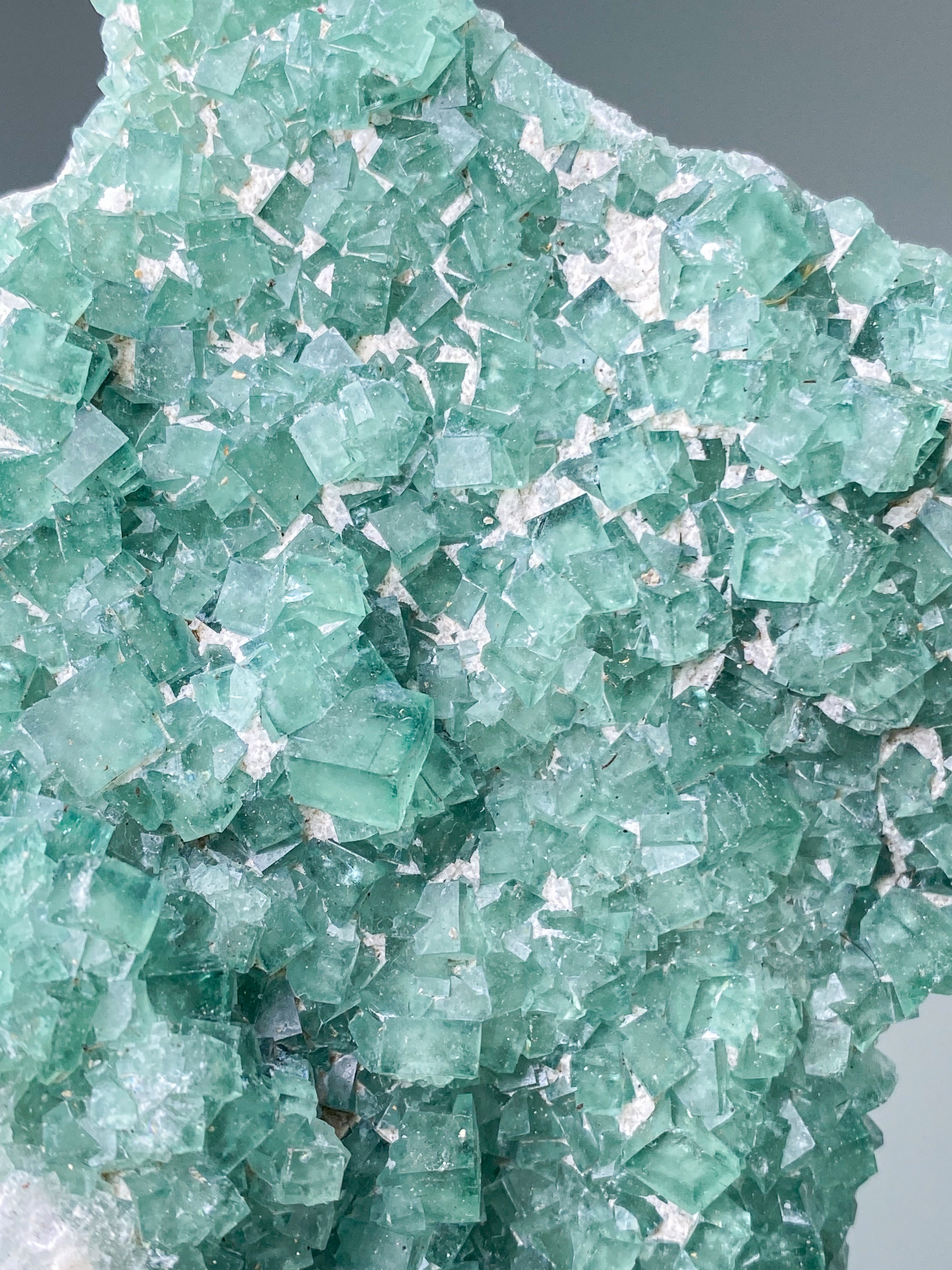 Grøn Fluorit Klynge (Nr. 2)