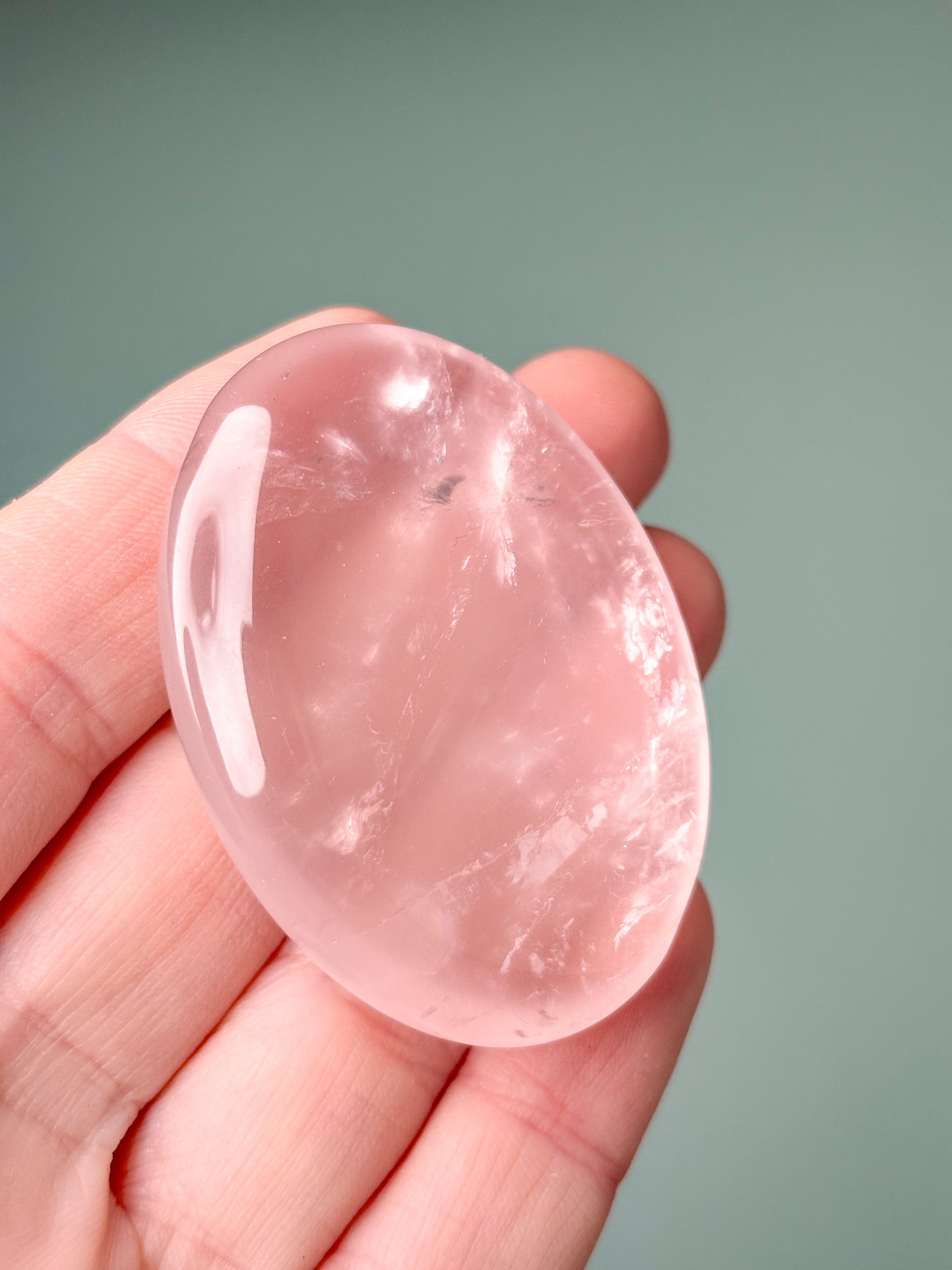 Rosakvarts Palmstone (Nr. 20) Eksklusiv Kvalitet