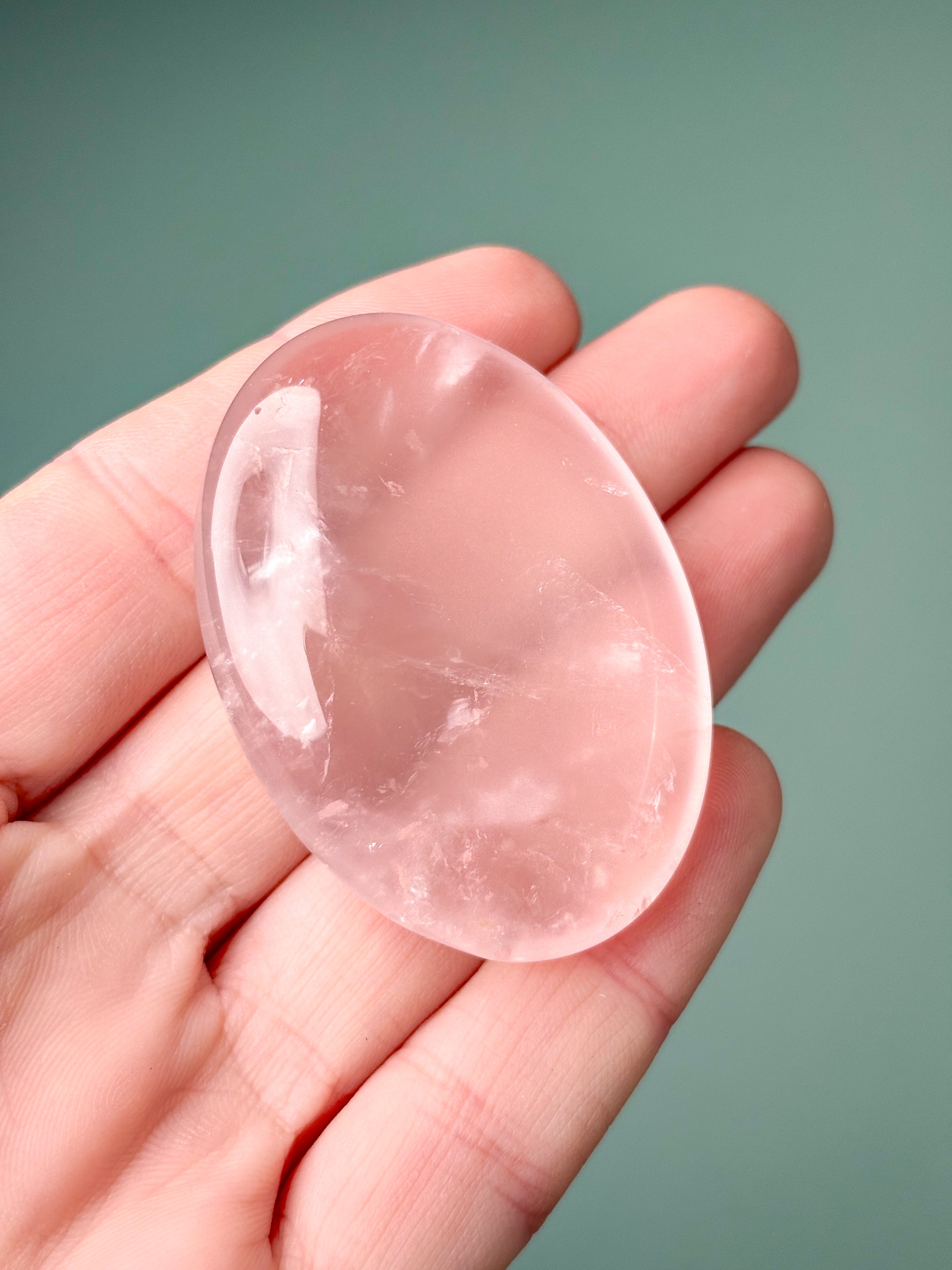 Rosakvarts Palmstone (Nr. 20) Eksklusiv Kvalitet
