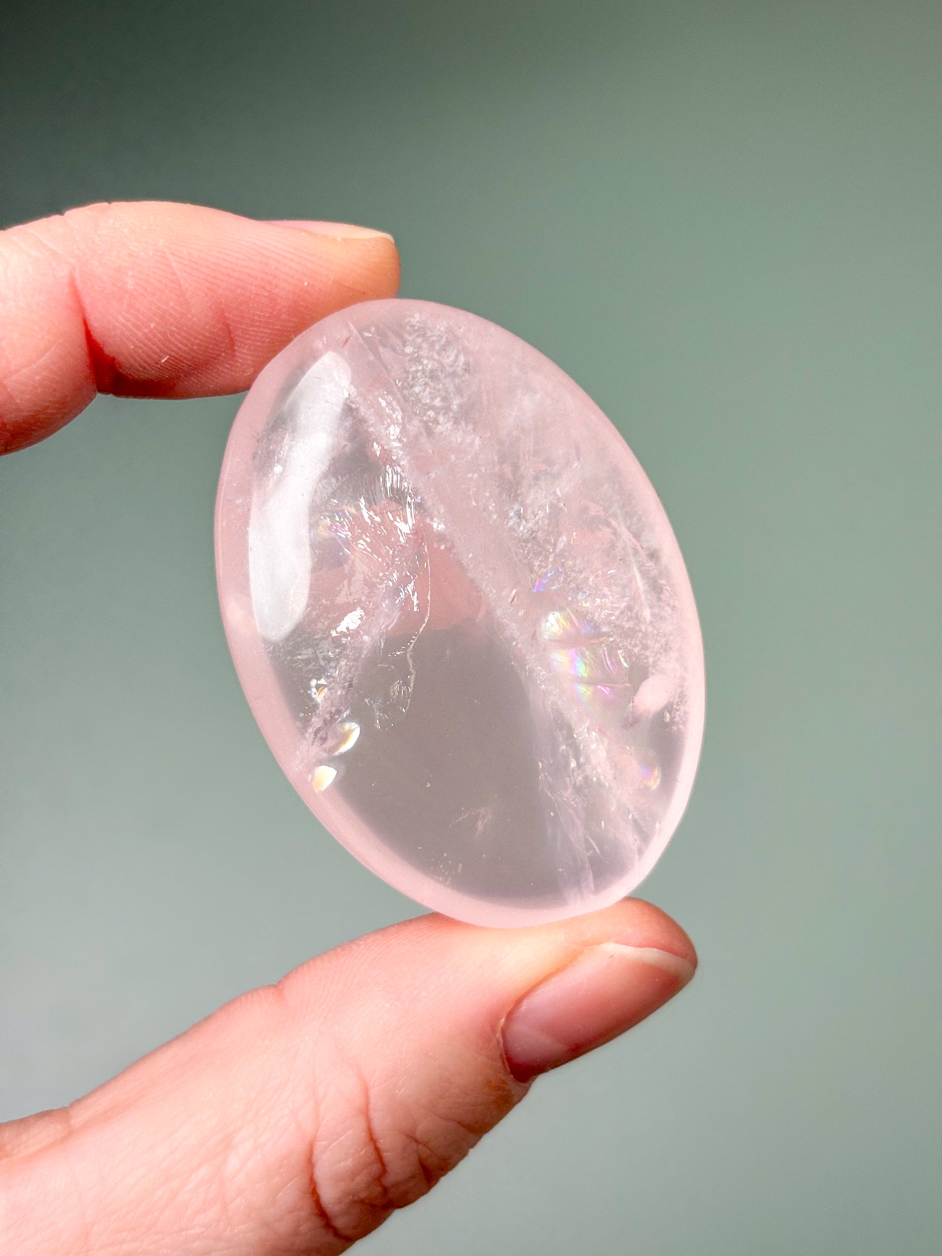 Rosakvarts Palmstone (Nr. 24) Eksklusiv Kvalitet