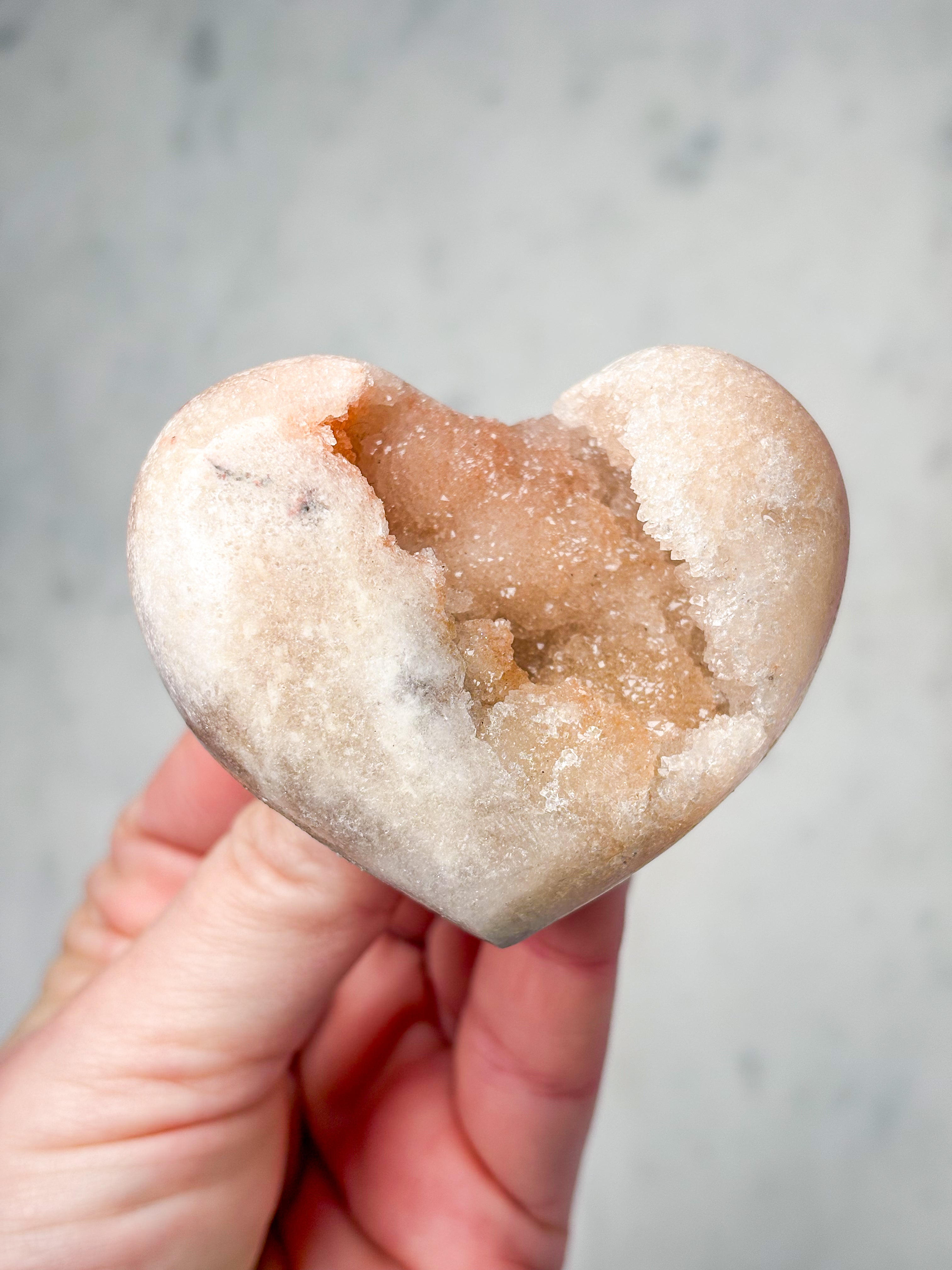 Pink Ametyst Hjerte (Nr. 7)