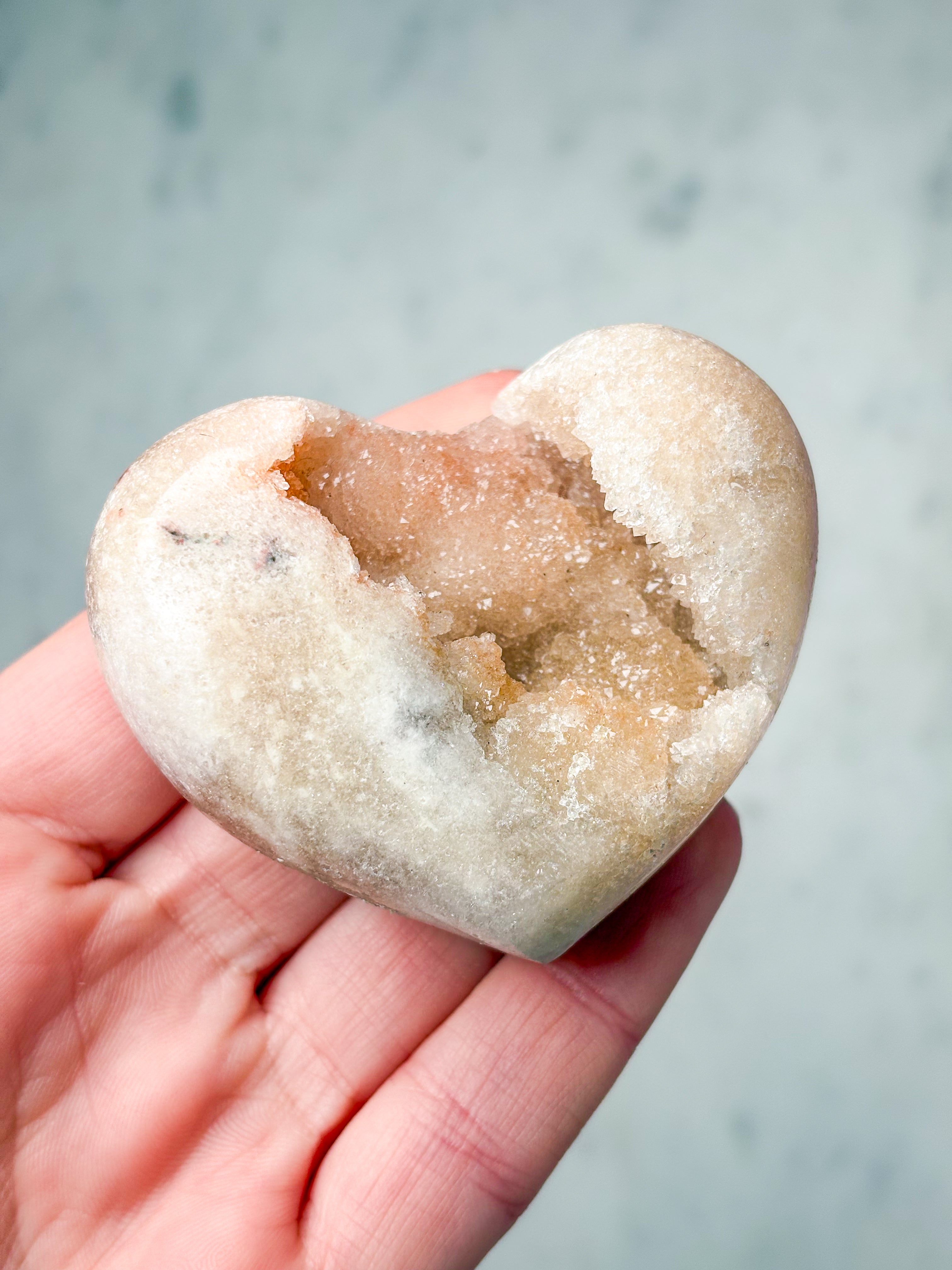 Pink Ametyst Hjerte (Nr. 7)