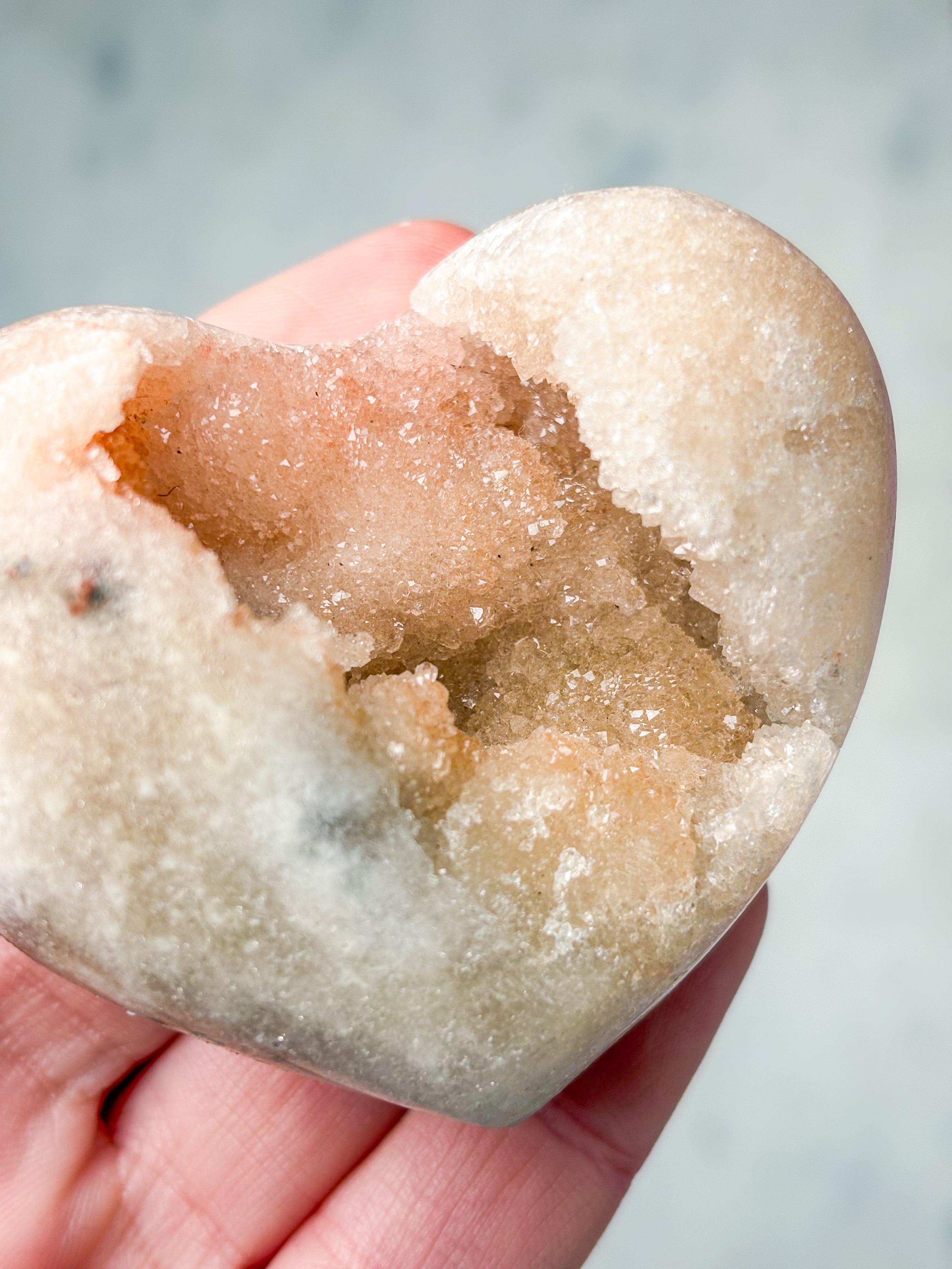 Pink Ametyst Hjerte (Nr. 7)