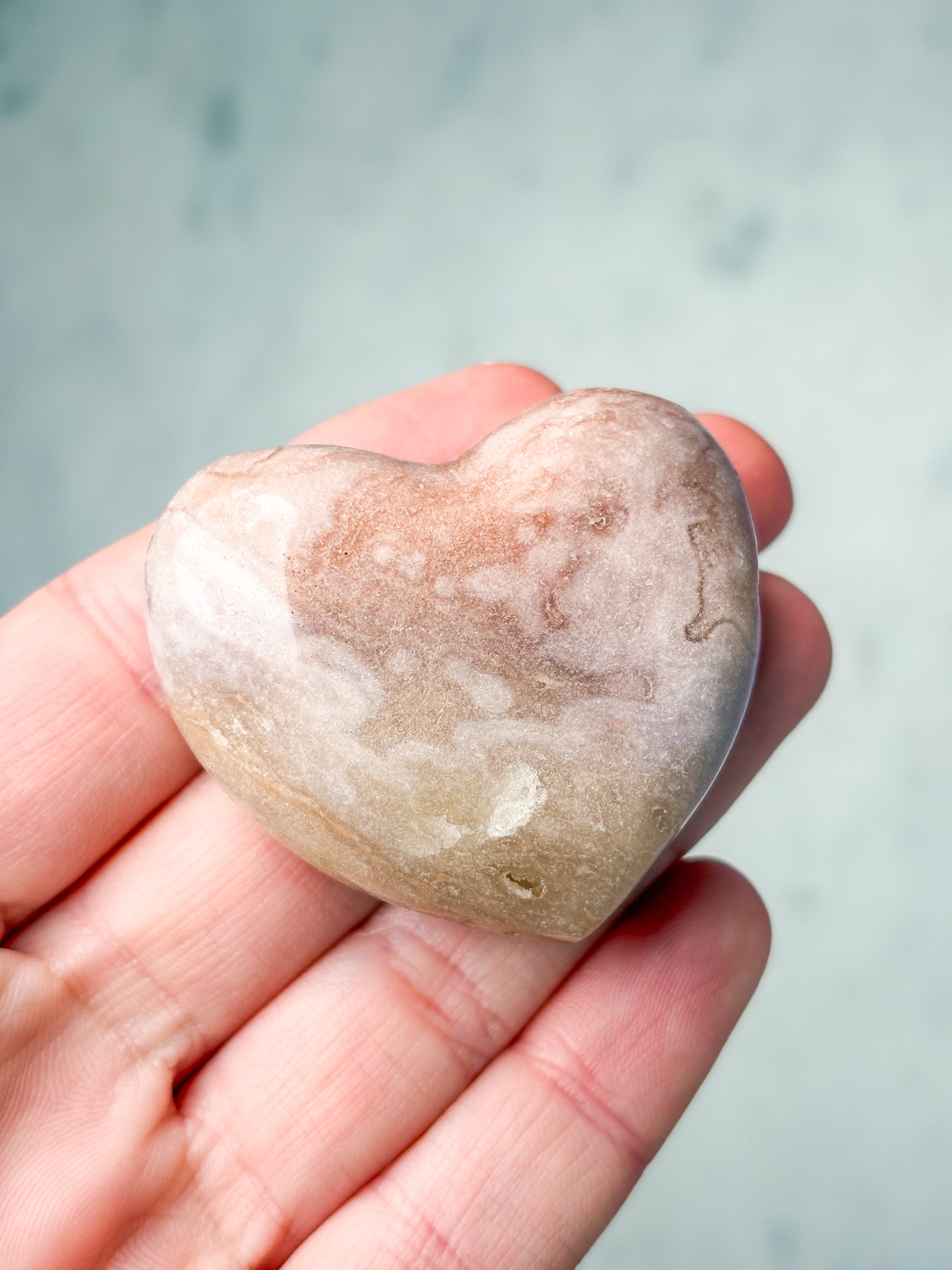 Pink Ametyst Hjerte (Nr. 9)