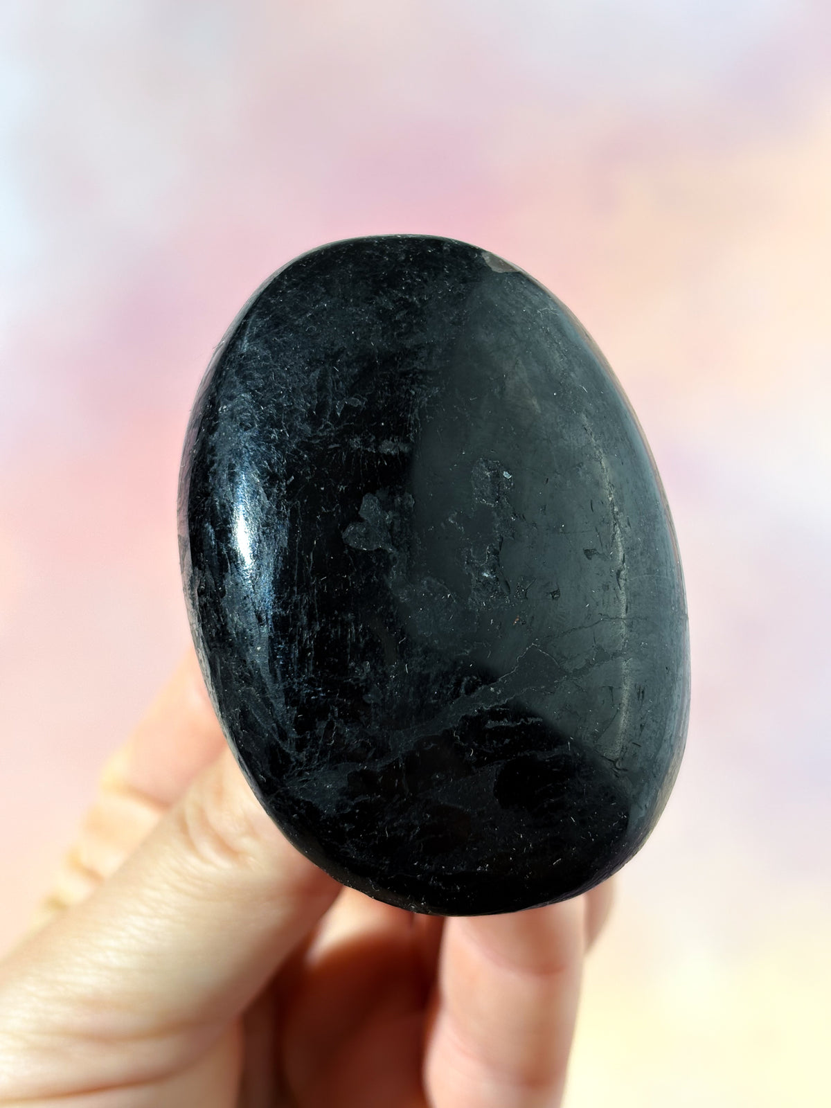 Sort Turmalin Palmstone (Nr. 7)