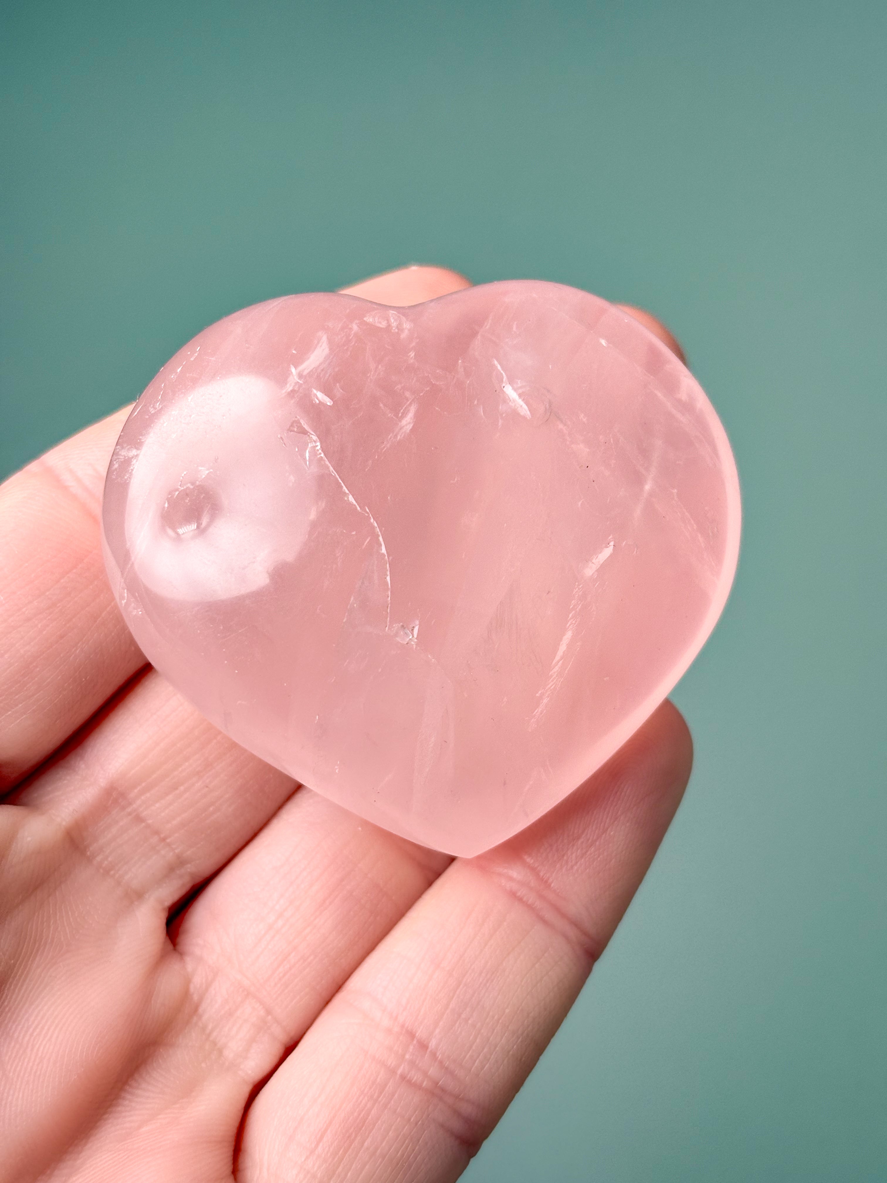 Rosenkvartshjärta (nr 12) Exklusiv kvalitet