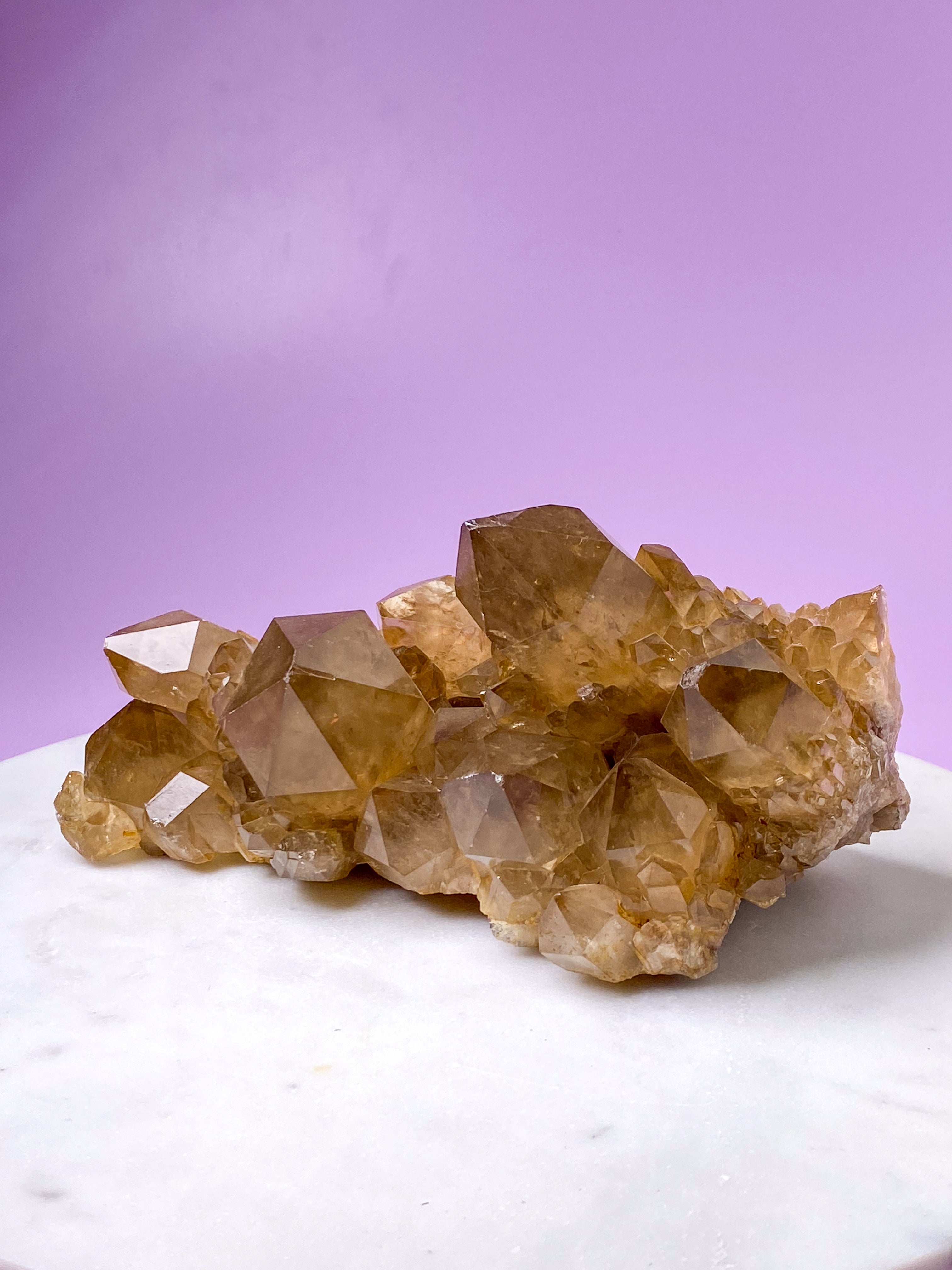 Kæmpe Kundalini Citrin Klynge (Nr. 2)