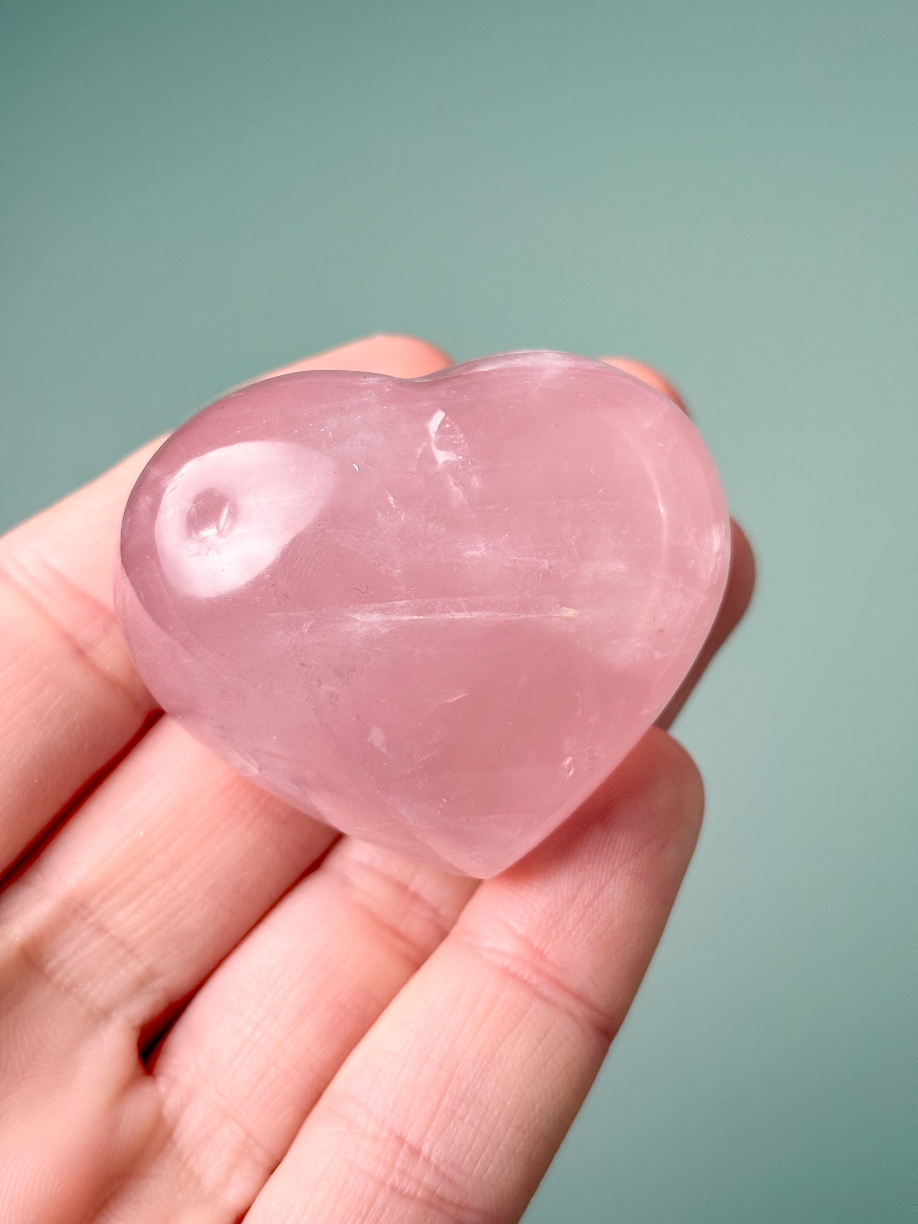 Rosenkvartshjärta (nr 14) Exklusiv kvalitet