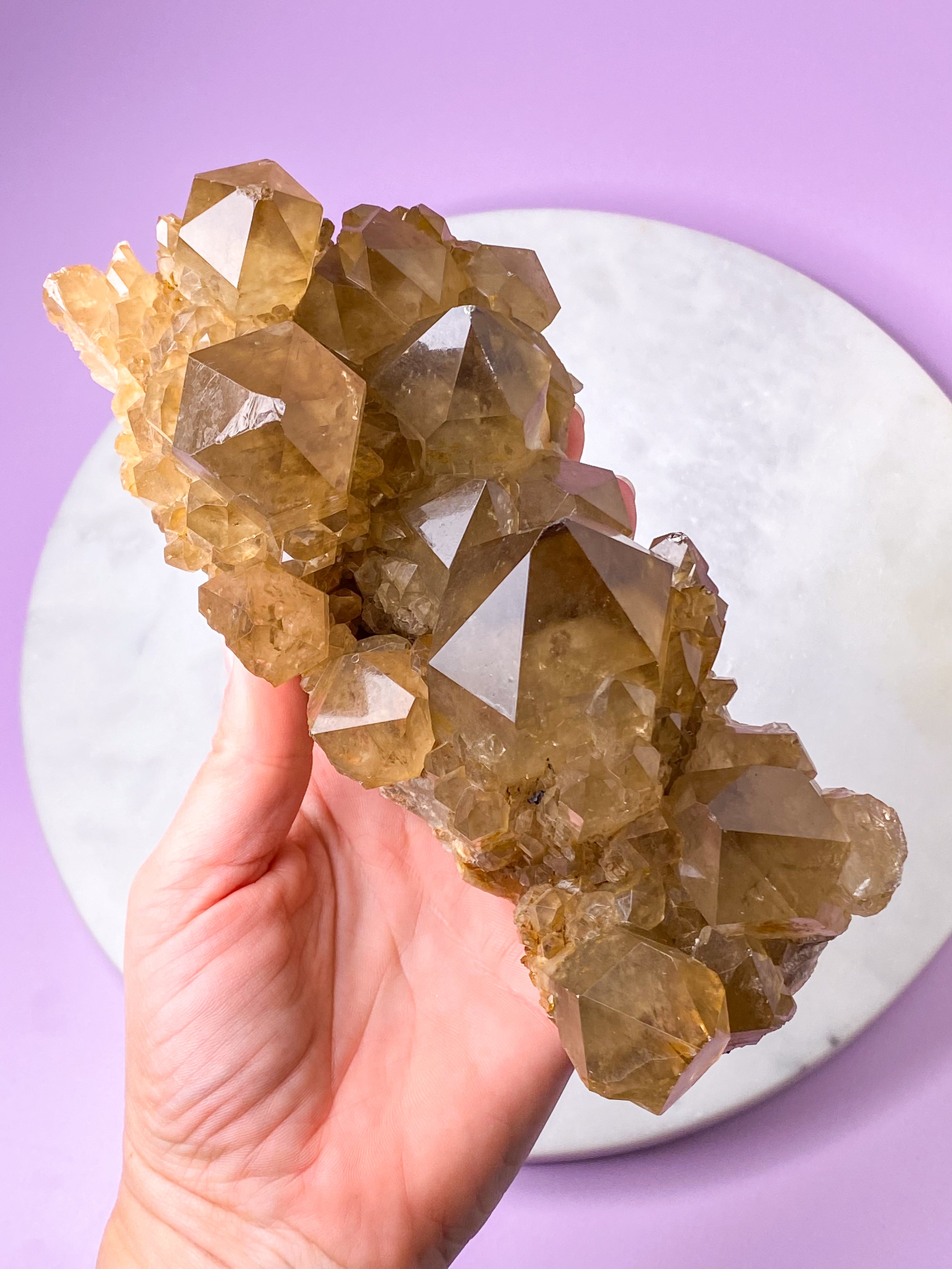 Jätte Kundalini Citrin Kluster (nr 2)