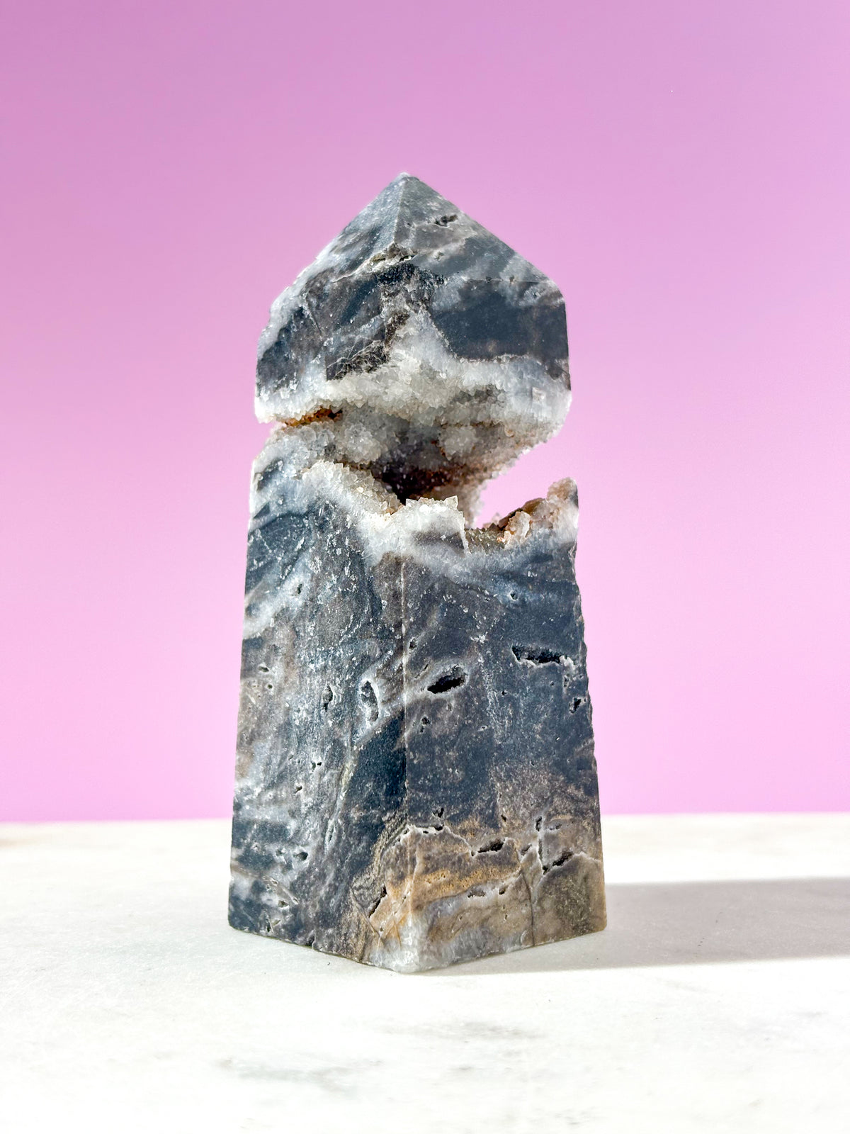 Druzy Sphalerit Tårn (Nr. 1)