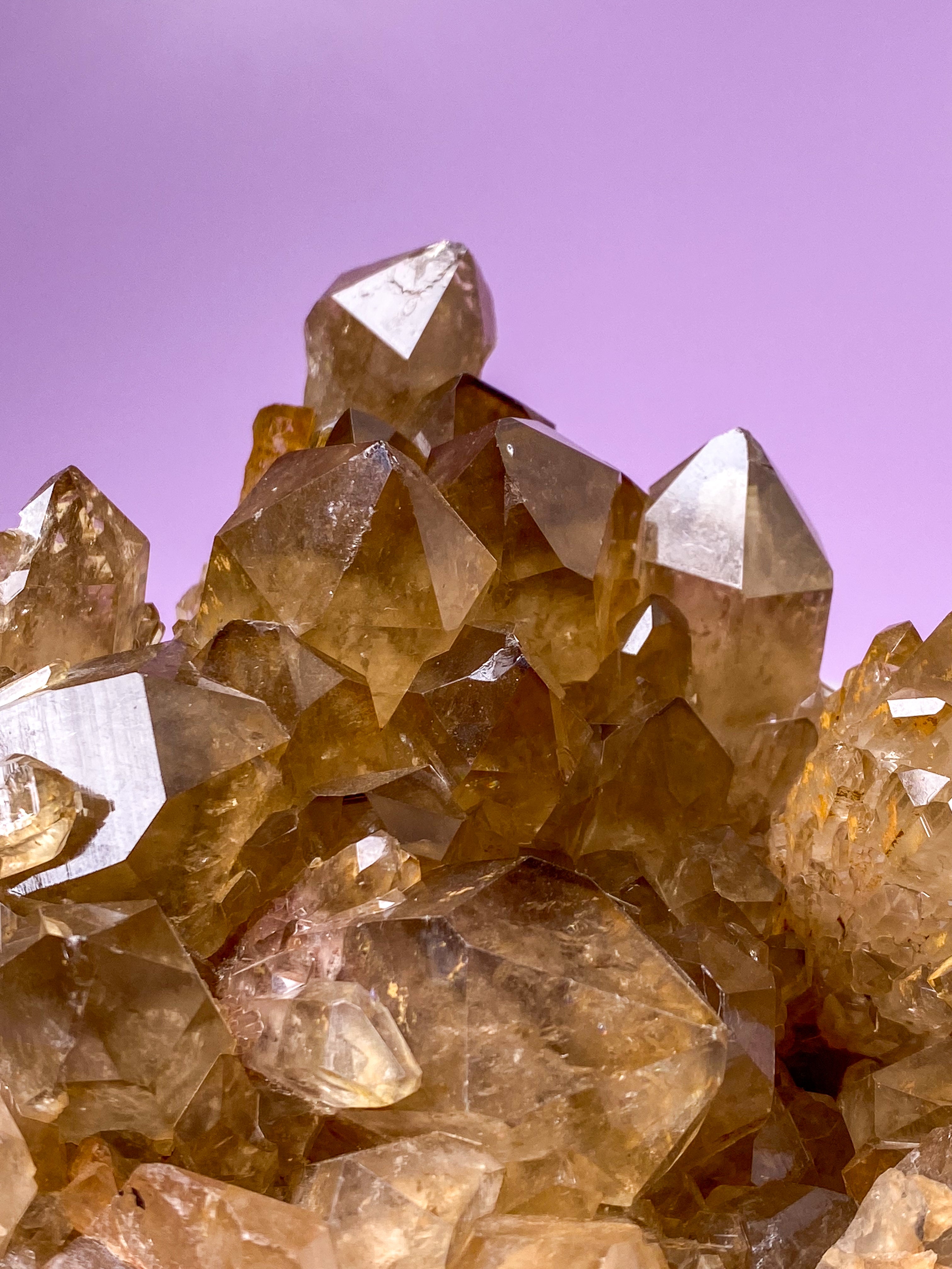 Jätte Kundalini Citrin Kluster (nr 5)