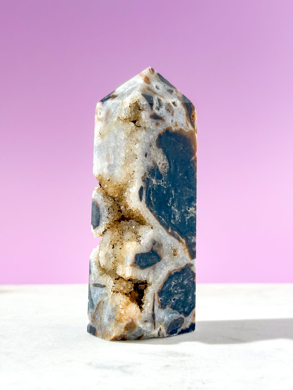 Druzy Sphalerit Tårn (Nr. 2)