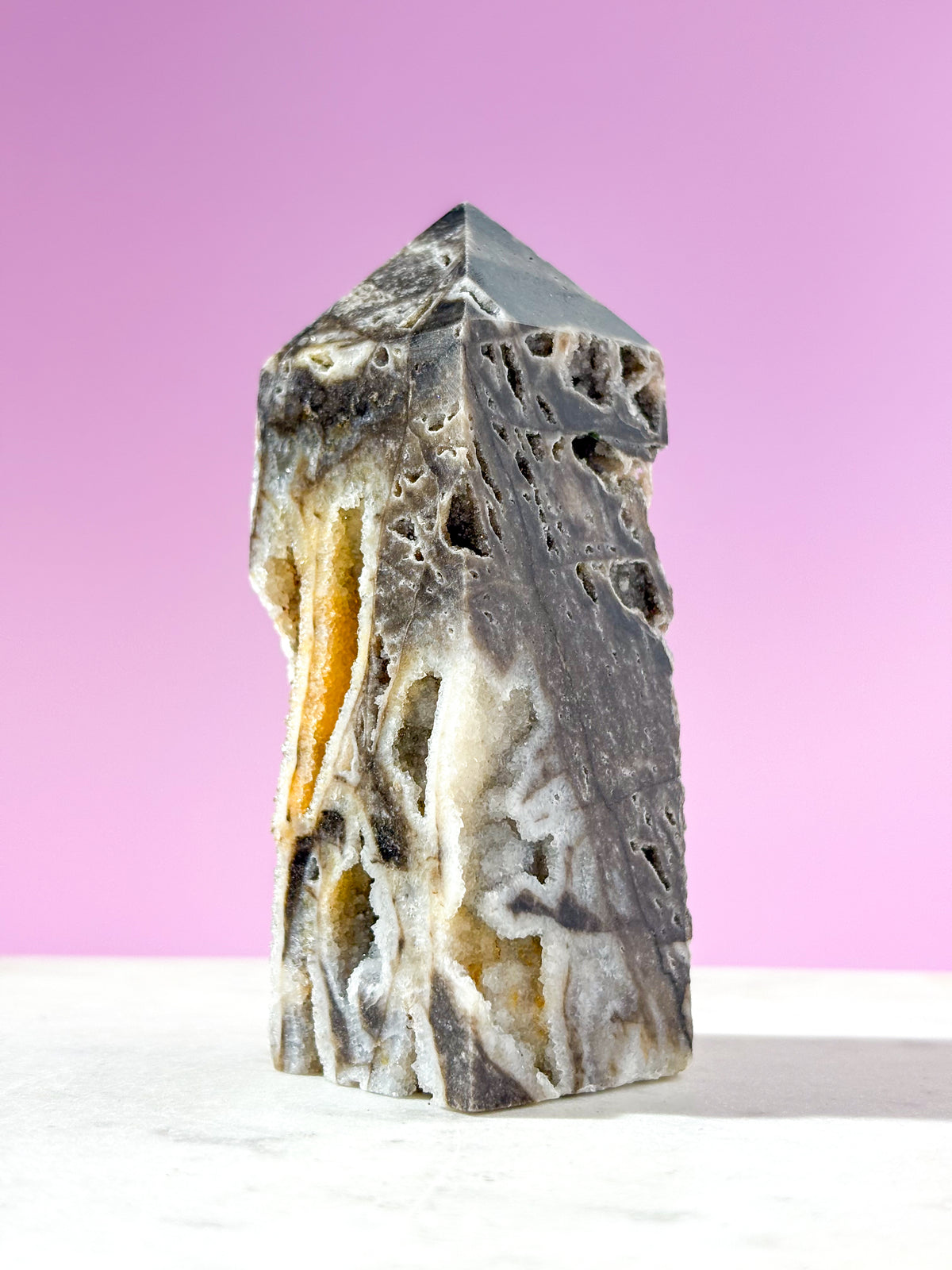 Druzy Sphalerit Tårn (Nr. 6)