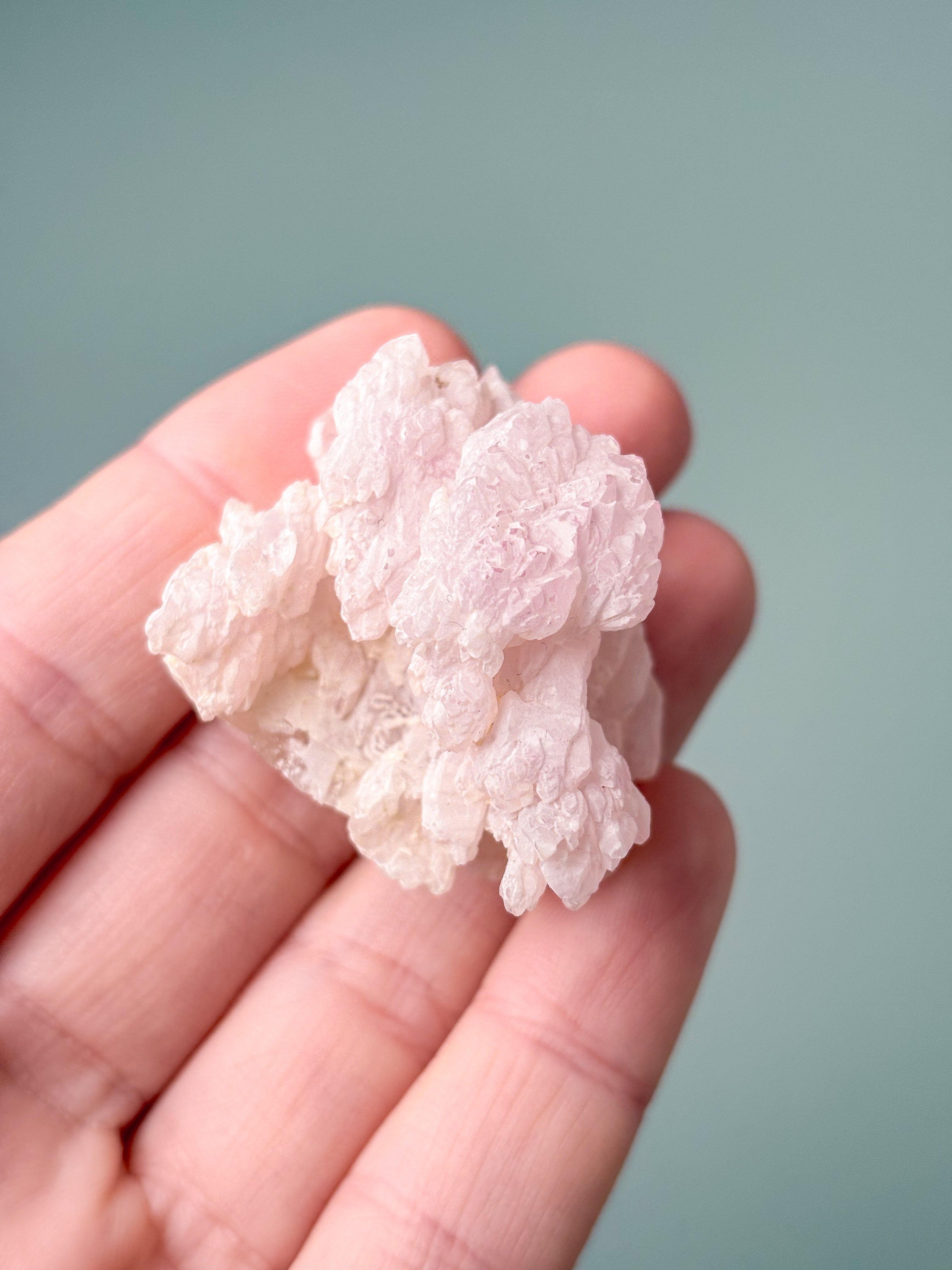 Krystalliseret Rosakvarts Eksklusiv Kvalitet (Nr. 7)